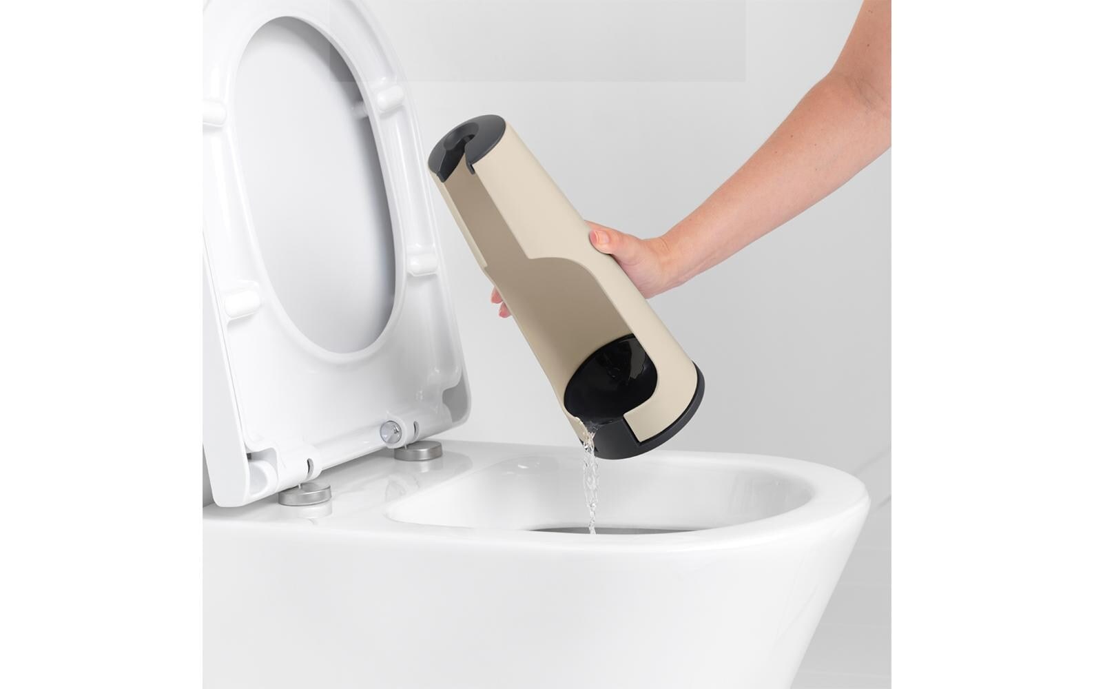 Brabantia WC-Garnitur »ReNew Beige« aus Edelstahl | Kunststoff