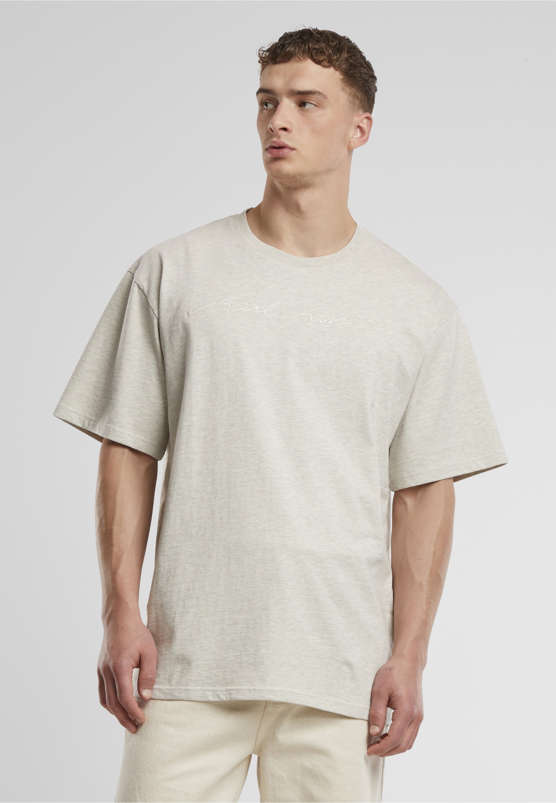 Karl Kani T-Shirt »Karl Kani Autograph Heavy Jersey Boxy Melange Tee« 1 Stk.