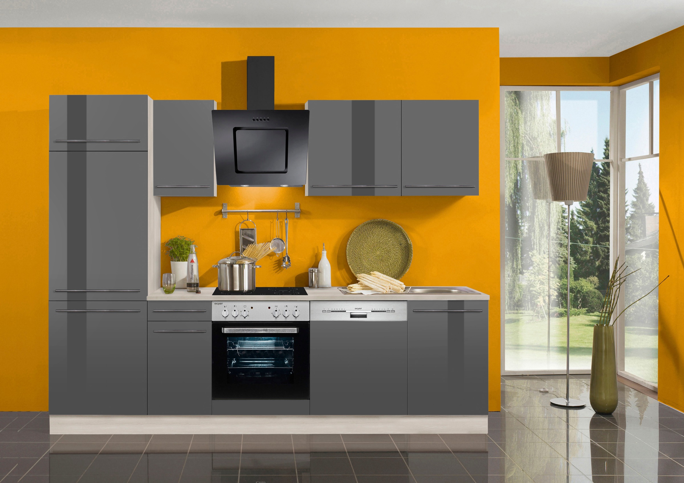 OPTIFIT Küchenzeile »Bern«, Breite 270 cm, gedämpfte Türen, wahlweise mit  E-Geräten auf Rechnung kaufen
