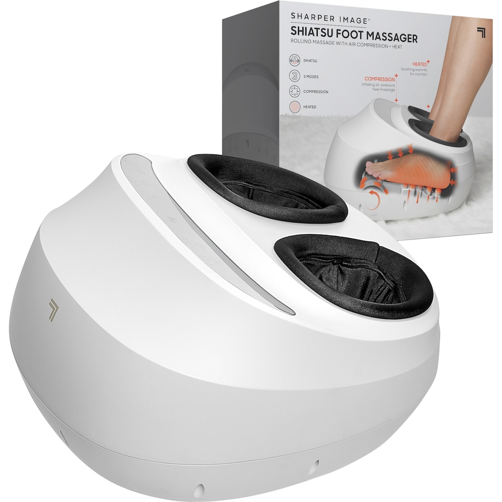 Sharper Image Shiatsu-Fußmassagegerät »mit Luftkompression, Massagerolle, Fußmassage«