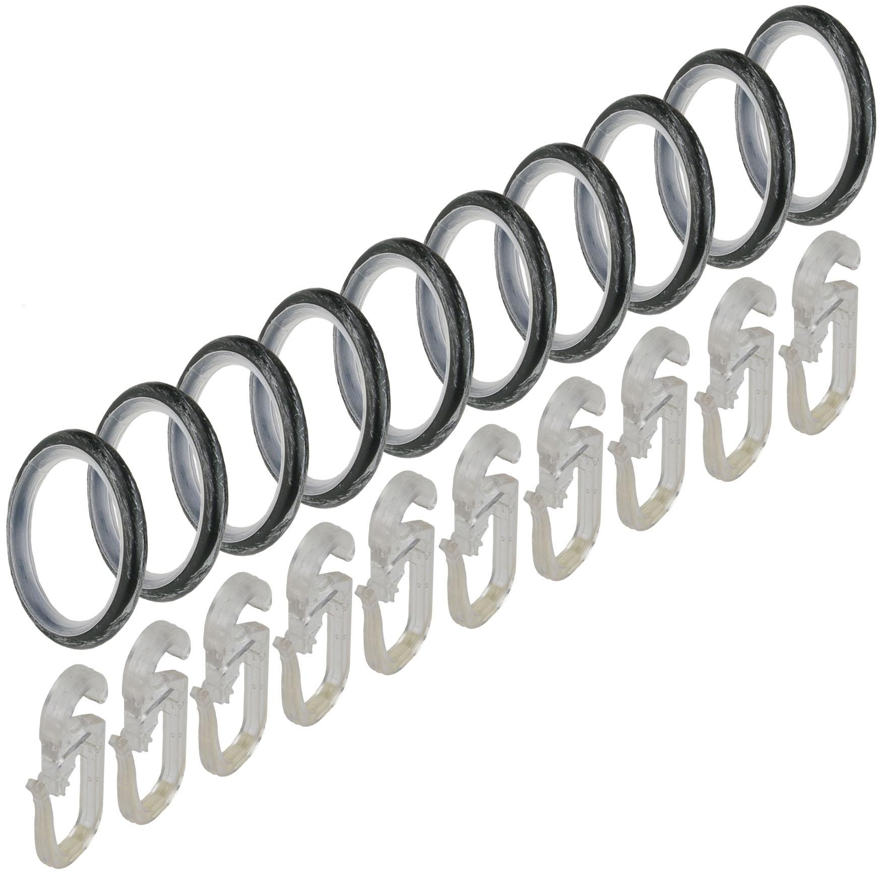 Liedeco Gardinenstange »Esp Endkappe«, 1 läufig-läufig, Fixmaß, 1-läufig im Fixmaß Ø 16 mm