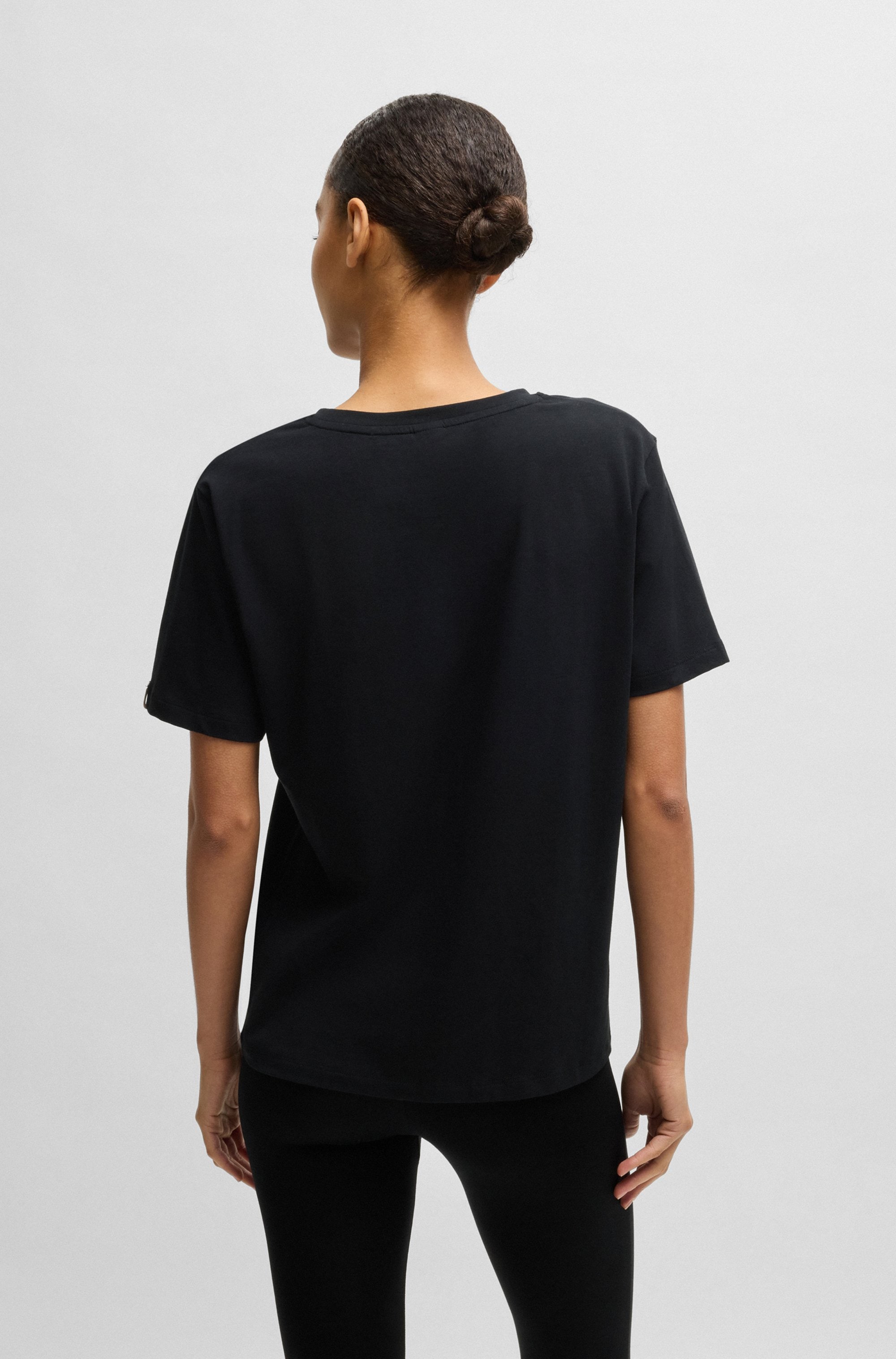 BOSS T-Shirt »CI_T-Shirt«, mit BOSS Logo-Schriftzug & Label