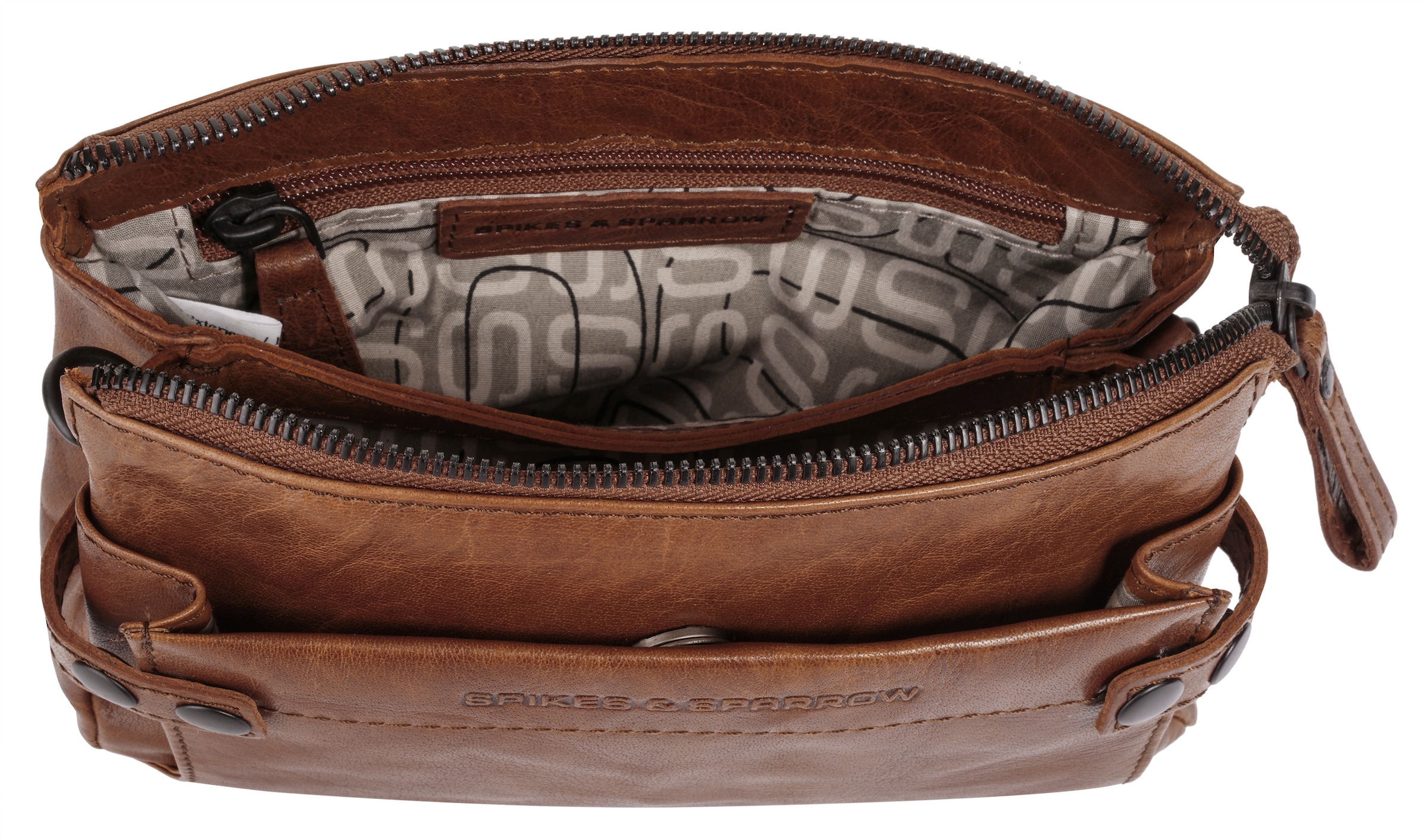 Spikes & Sparrow Umhängetasche echt Leder