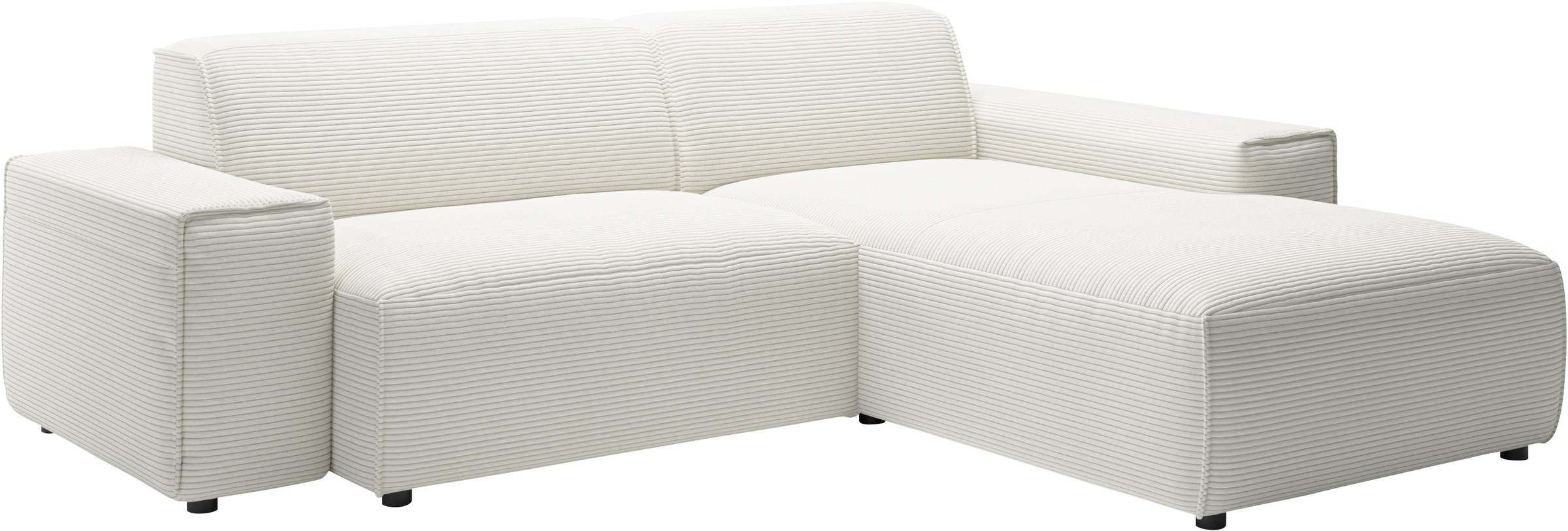 andas Ecksofa »Glimminge L-Form auch in Breitcord, Feincord + Easy care-Bezug,«, Breite 234, Zierkissen