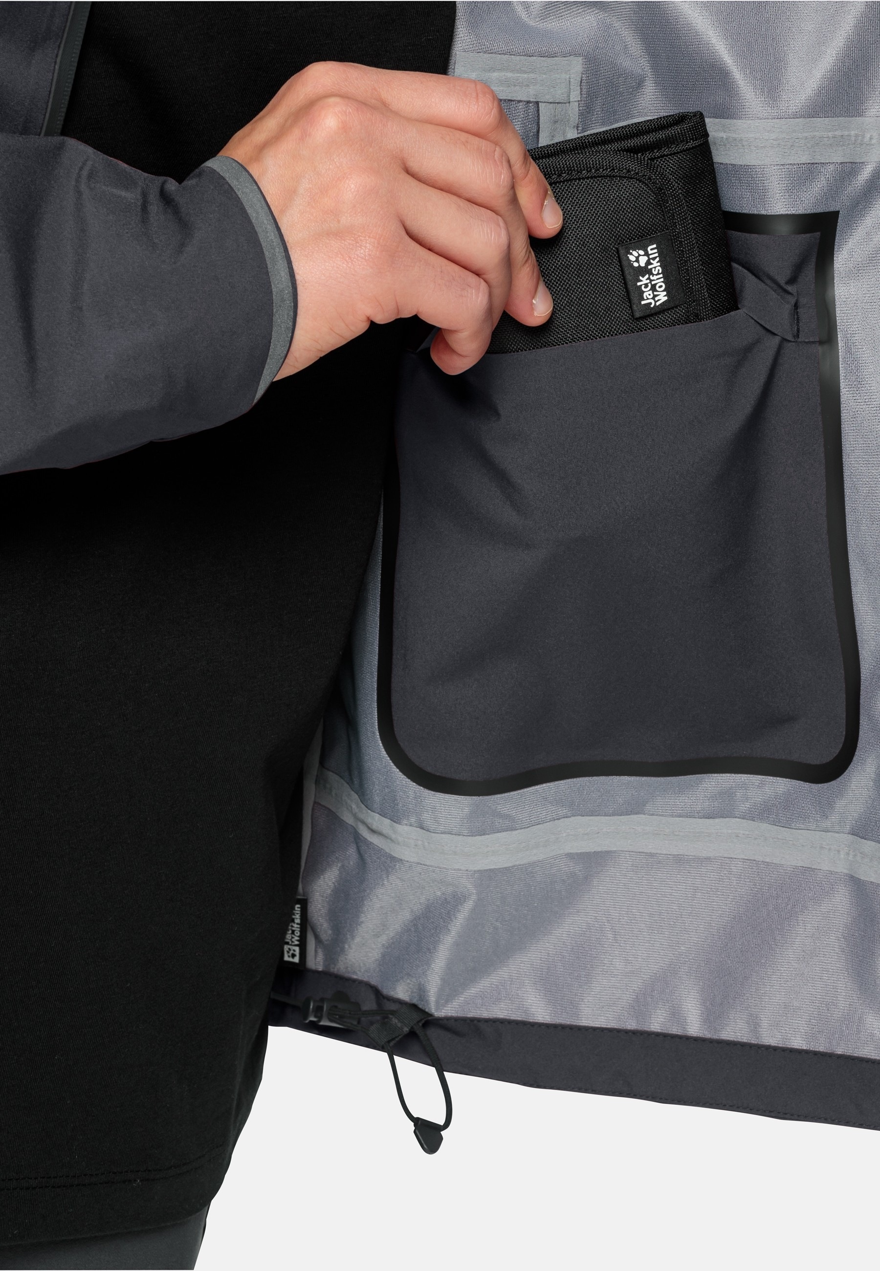 Jack Wolfskin Fahrradjacke »BIKE COMMUTE MONO JKT M«, mit Kapuze
