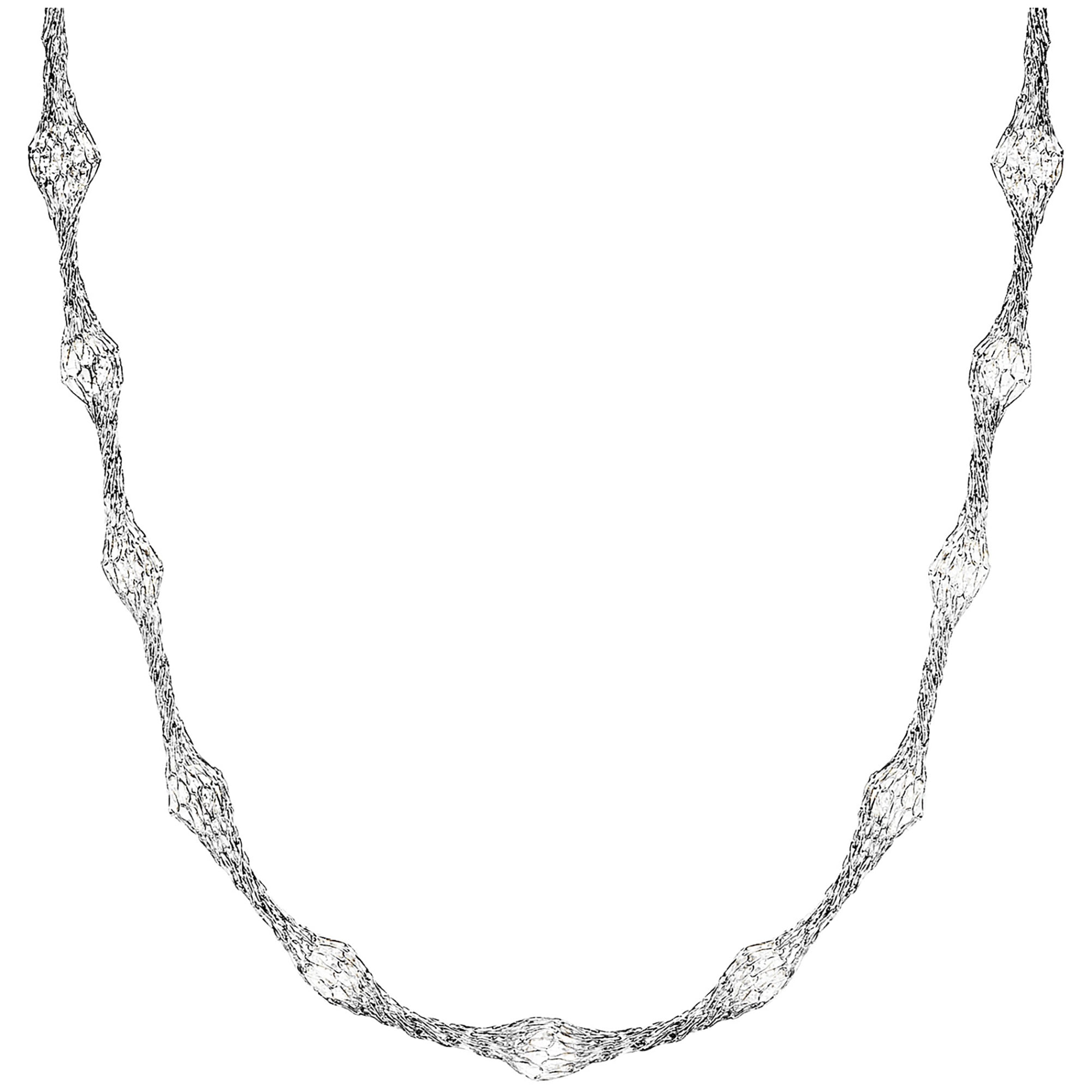 Julie Julsen Collierkettchen »925/- Sterling Silber rhodiniert 27 Zirkonia«