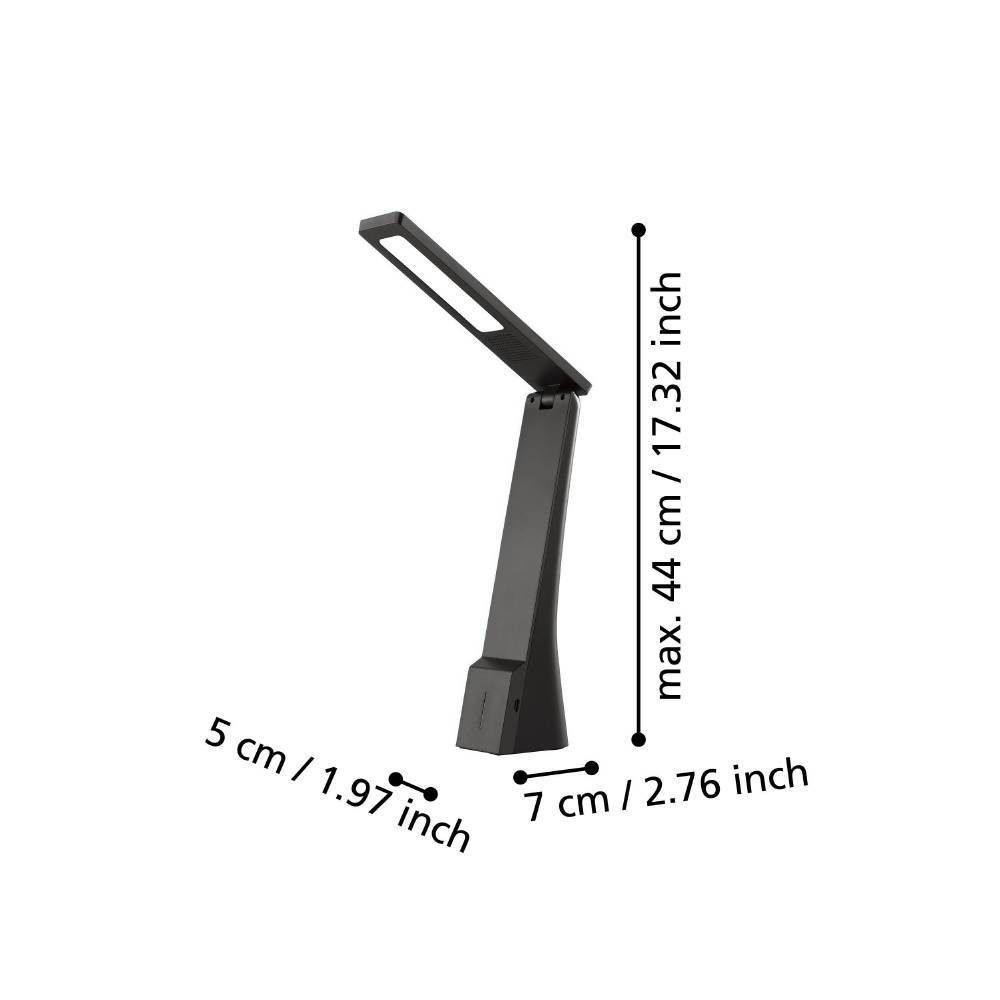 EGLO Schreibtischleuchte »LA SECA«, Leuchtmittel LED-Board | LED fest integriert, Tischleuchte mit Touch, dimmbar