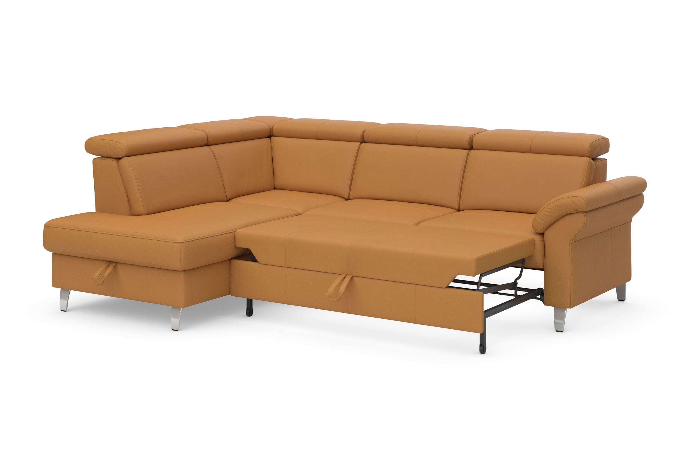 sit&more Ecksofa, inklusive Kopfteilverstellung, wahlweise mit Bettfunktion und Bettkasten