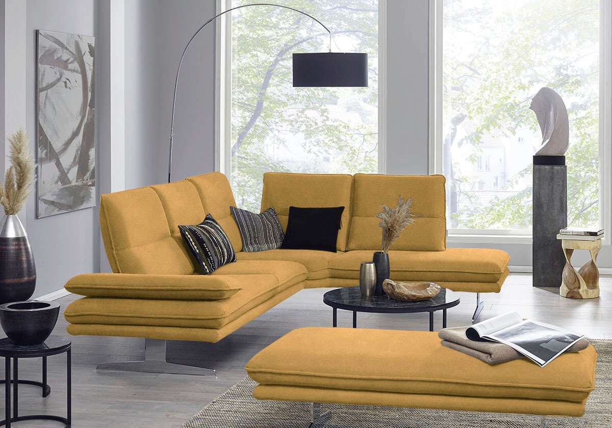 W.SCHILLIG Ecksofa »broadway, Designsofa, mit tollem Sitzkomfort, L-Form«, günstig online kaufen