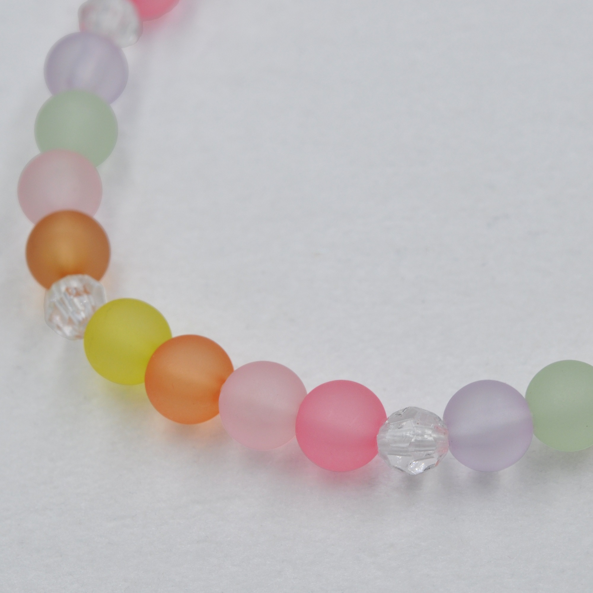 Steuer Lange Kette »Modekette bunt pastell aus Perlen«