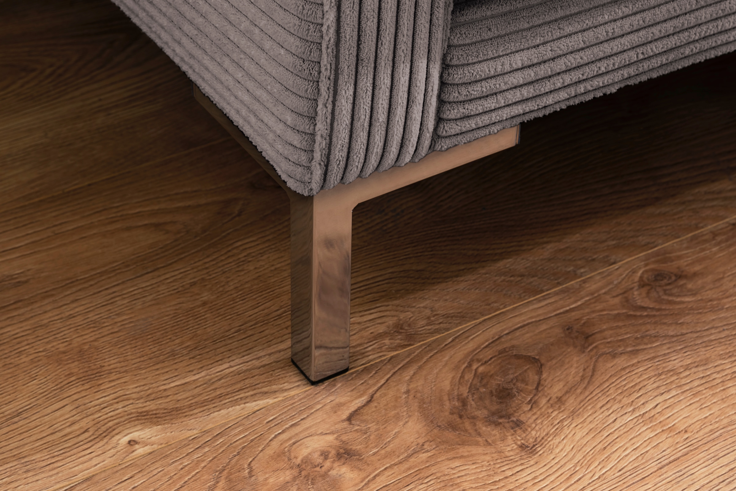 Trends by HG 2-Sitzer »Landau«, in Cord-Stoff mit Metallfuß