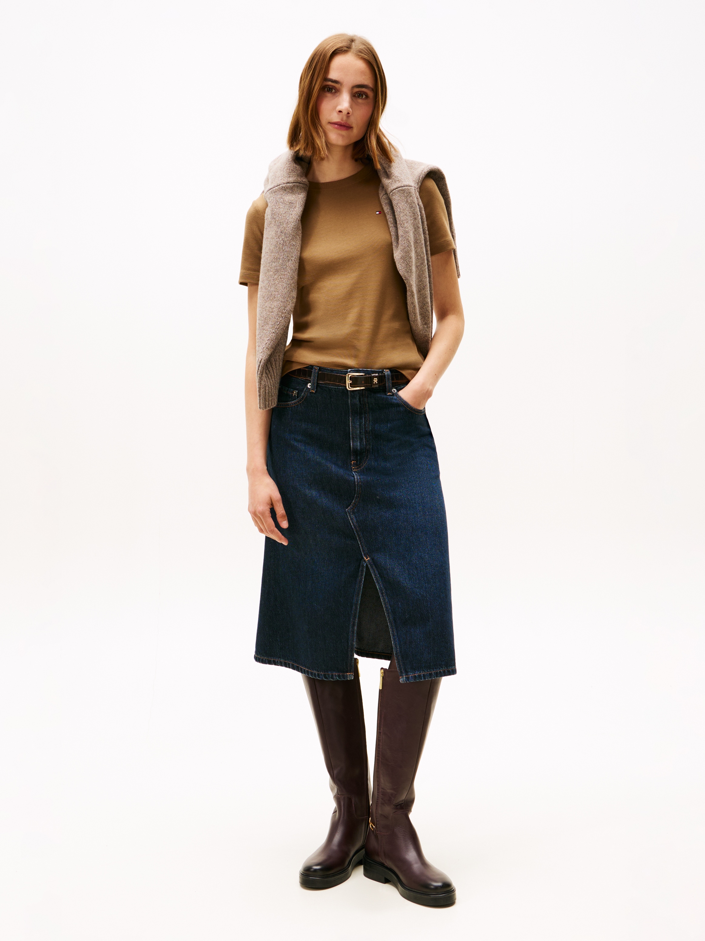 Tommy Hilfiger T-Shirt »SLIM CODY C-NK SS« Baumwolle, slim fit