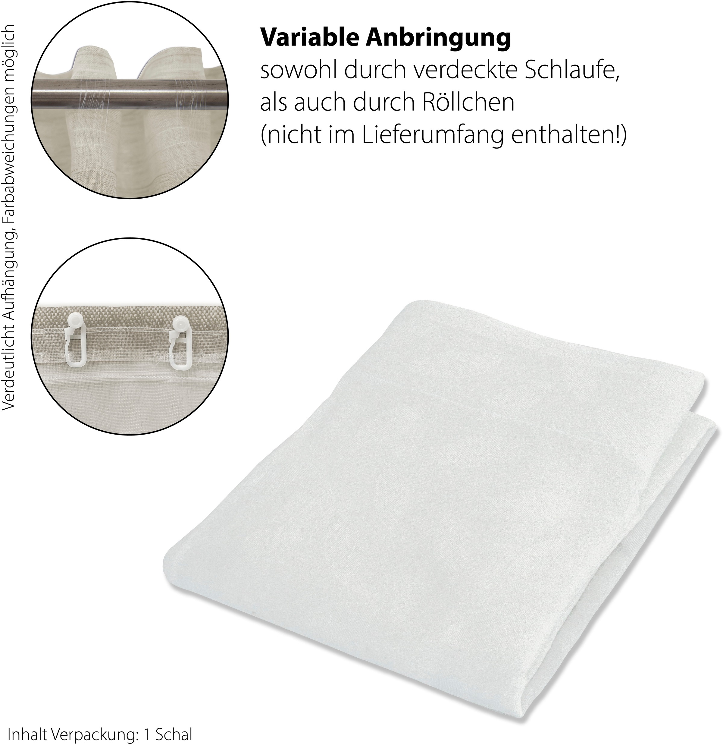 HOMING Gardine »Keela«, (1 St.), Blätter, floral, Blumen, Wohnzimmer, Schlafzimmer, transparent