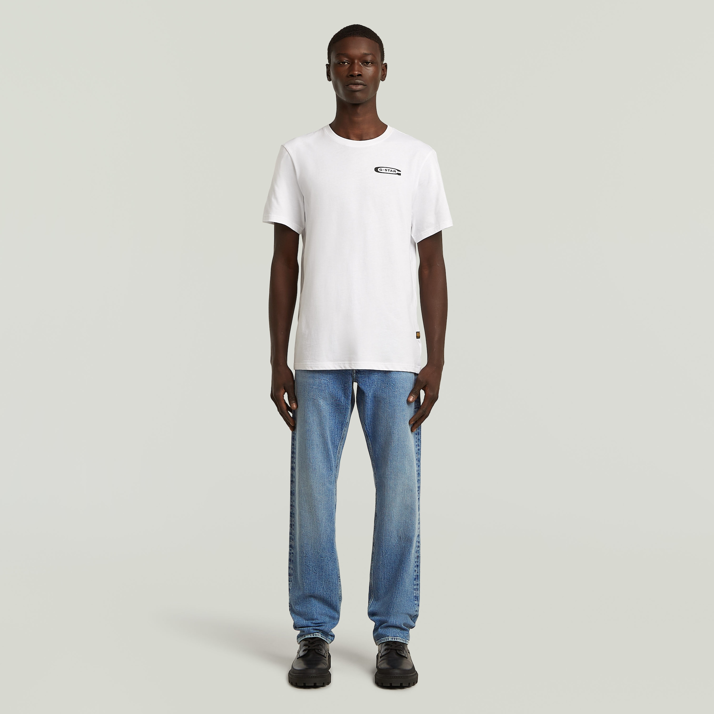 G-STAR Straight-Jeans »Mosa Straight«, mit hellen Nähten