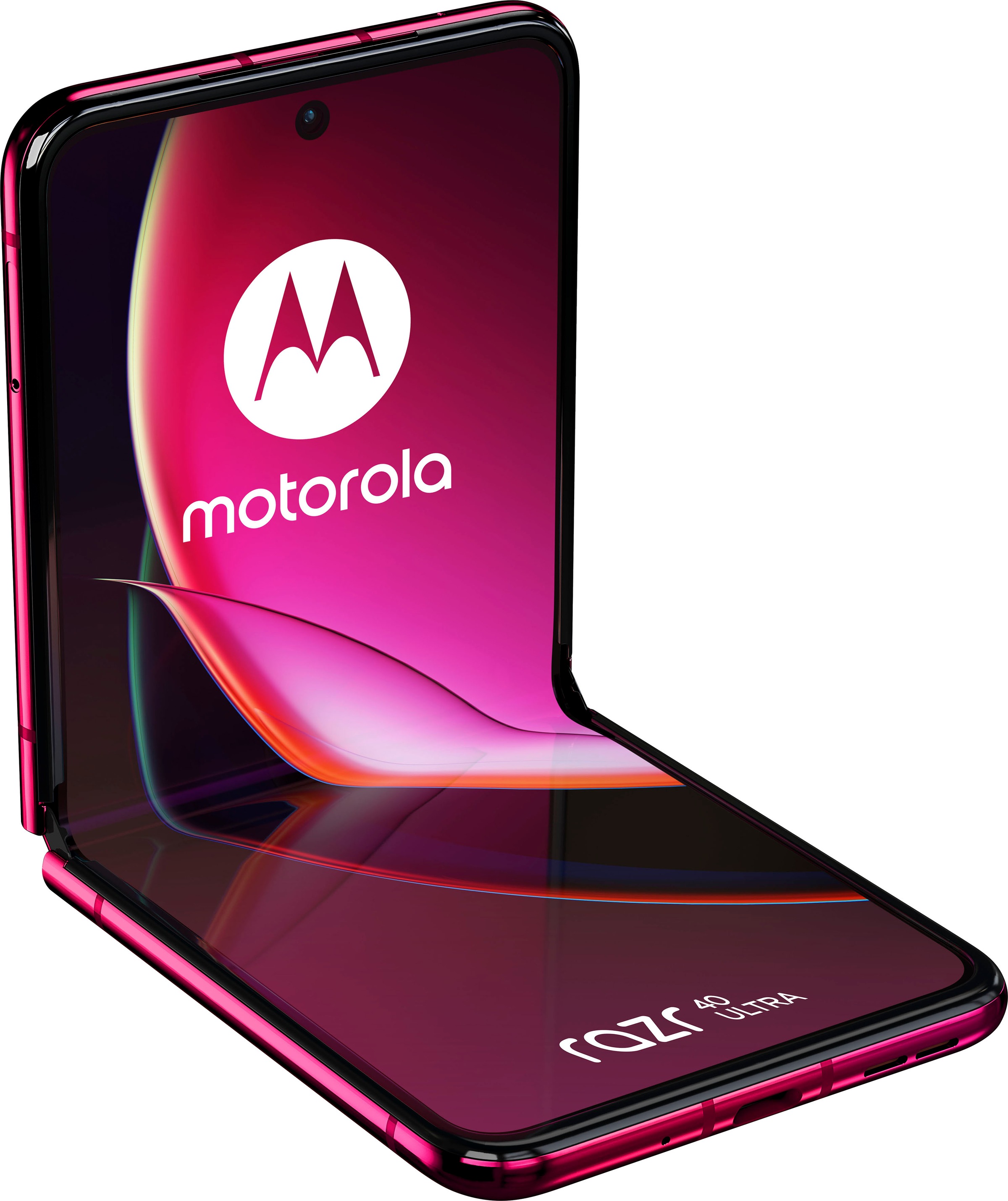 6. Bild von Motorola Smartphone »Motorola razr40 ultra«, Viva Magenta, 17,52 cm/6,9 Zoll, 256 GB Speicherplatz, 12 MP Kamera