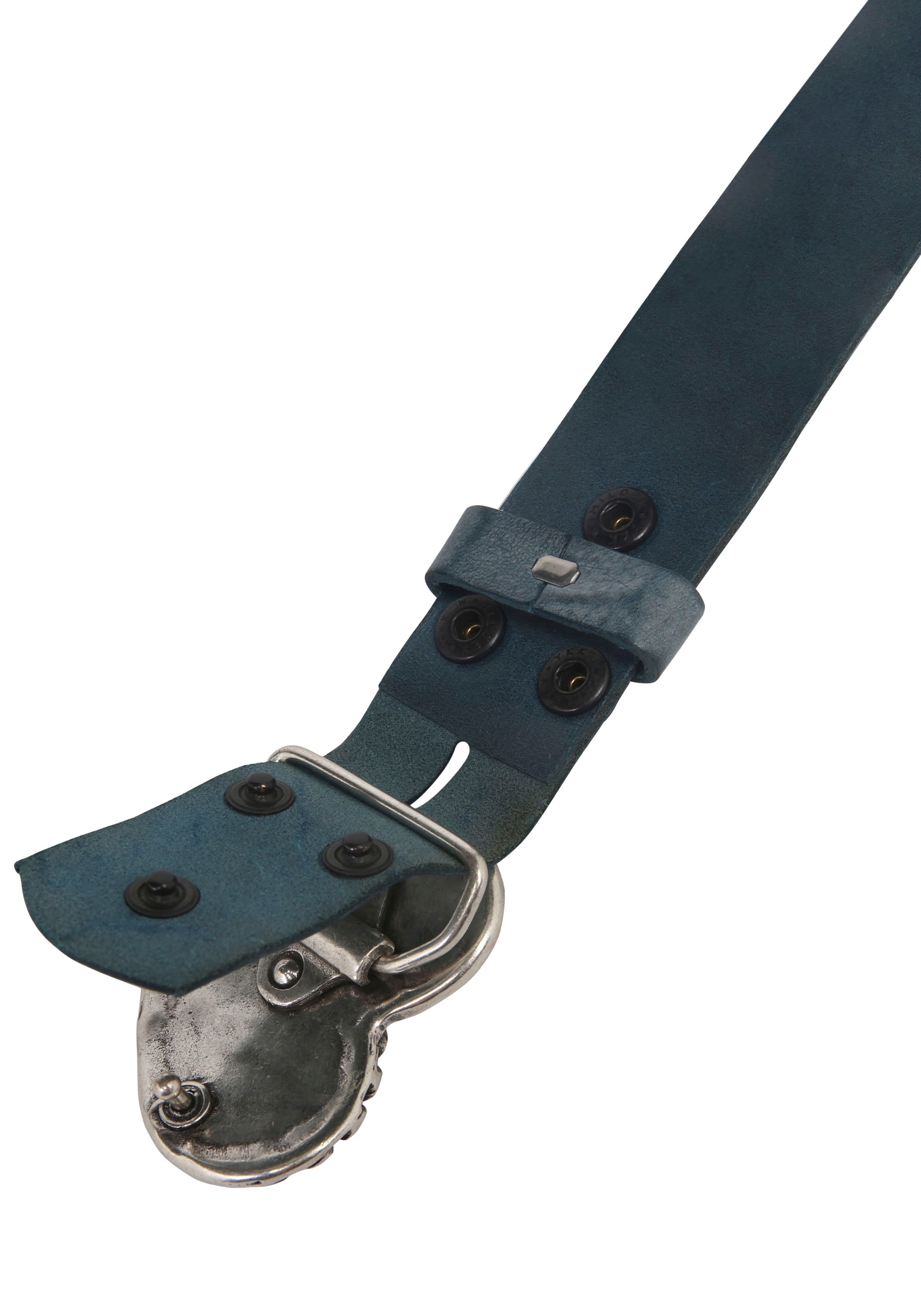 RETTUNGSRING by showroom 019° Ledergürtel mit austauschbarer Schließe »Rosenherz Halb«