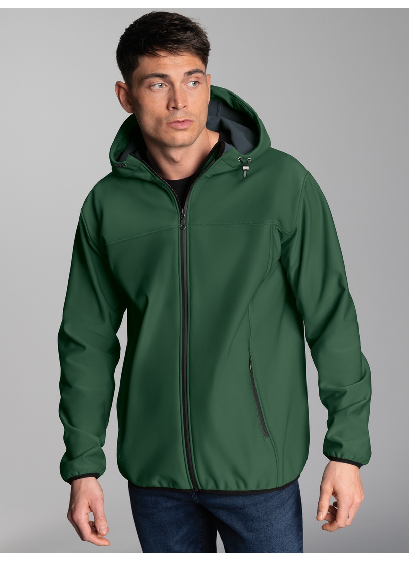 Trigema Softshelljacke »TRIGEMA Klassische Softshell–Kapuzenjacke«, (1 St.)