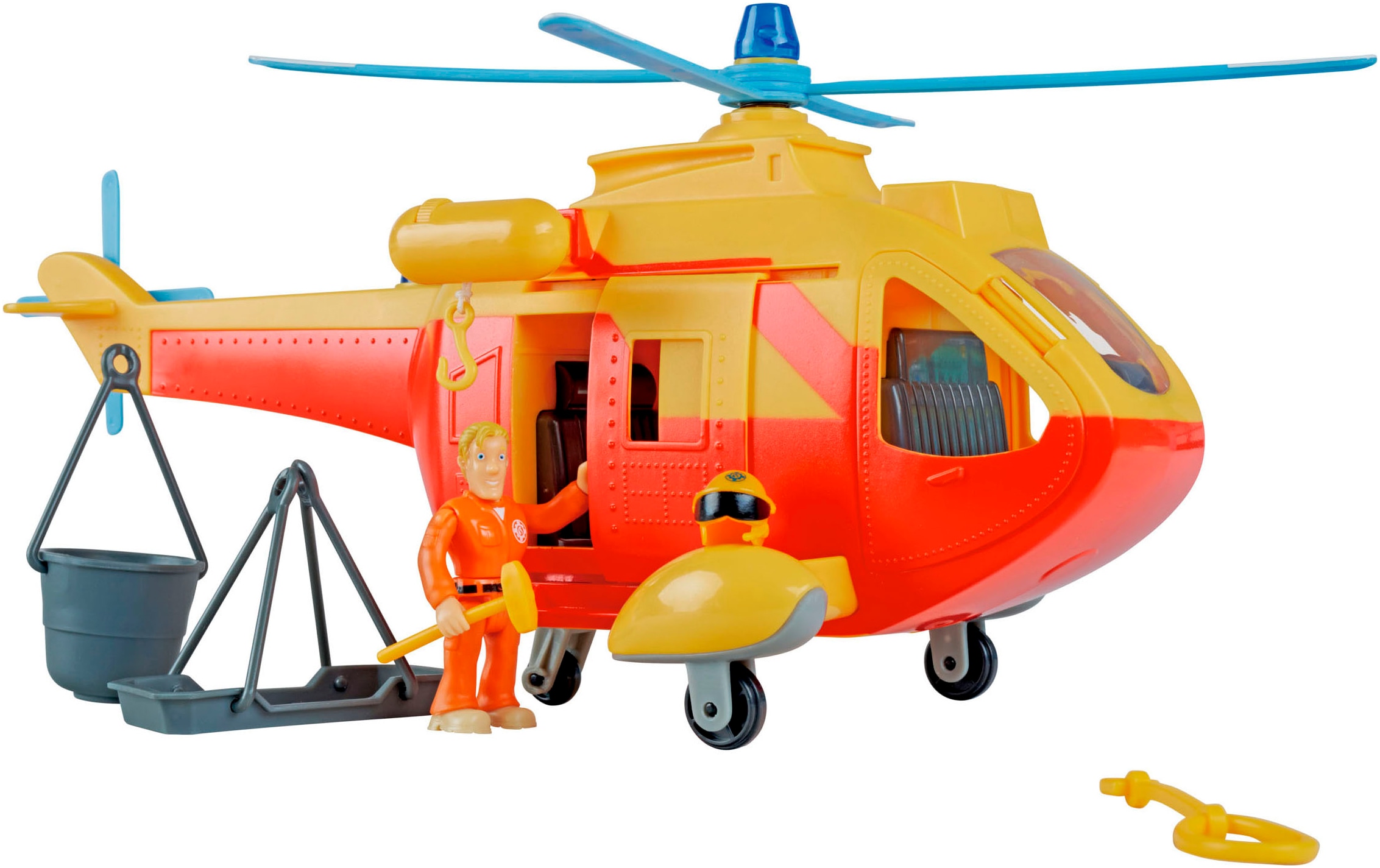 SIMBA Spielzeug-Hubschrauber »Feurwehrmann Sam, Wallaby II Update«, mit Licht und Sound