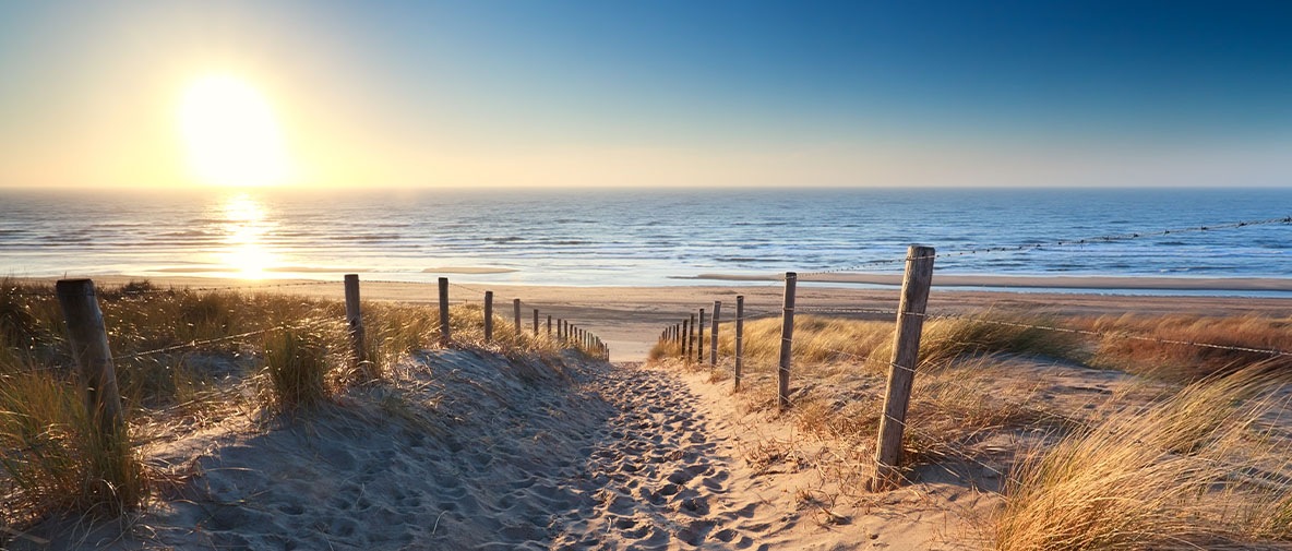 Bönninghoff Leinwandbild, Strand-Strandbilder-Meer-Meer Bilder-Sonnenaufgan günstig online kaufen