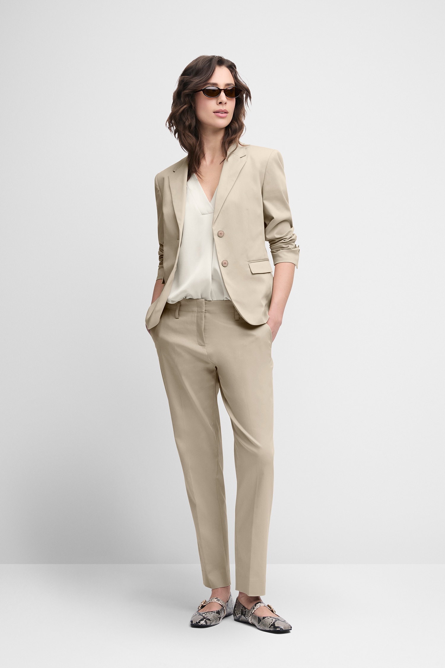 Cinque Anzughose »CIHAMELIN«  Tapered Fit, fließender Stoff, cleane Silhouette