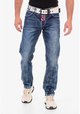 Cipo & Baxx Straight-Jeans, mit extravaganter Waschung kaufen