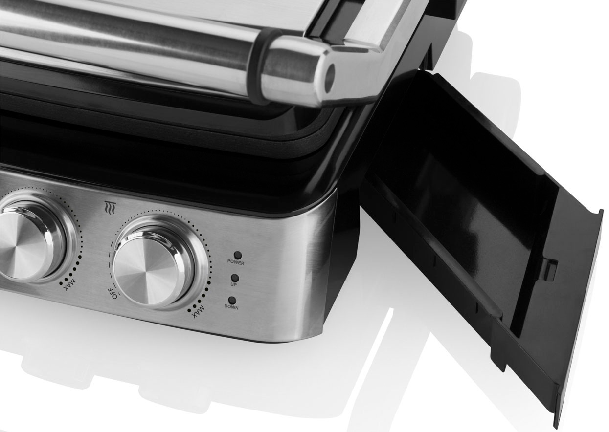 eta Kontaktgrill »Party Chef, ETA515590000«, 2000 W, mit 180° Öffnung