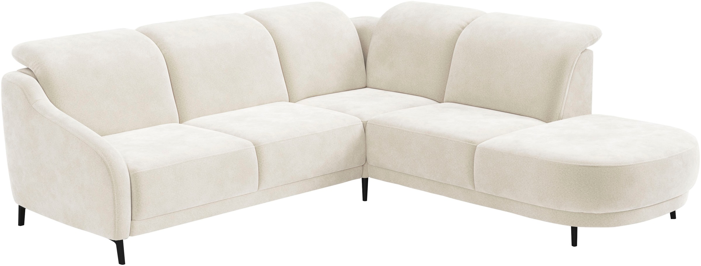 sit&more Ecksofa »Blues L-Form«, wahlweise mit Klapptisch und USB