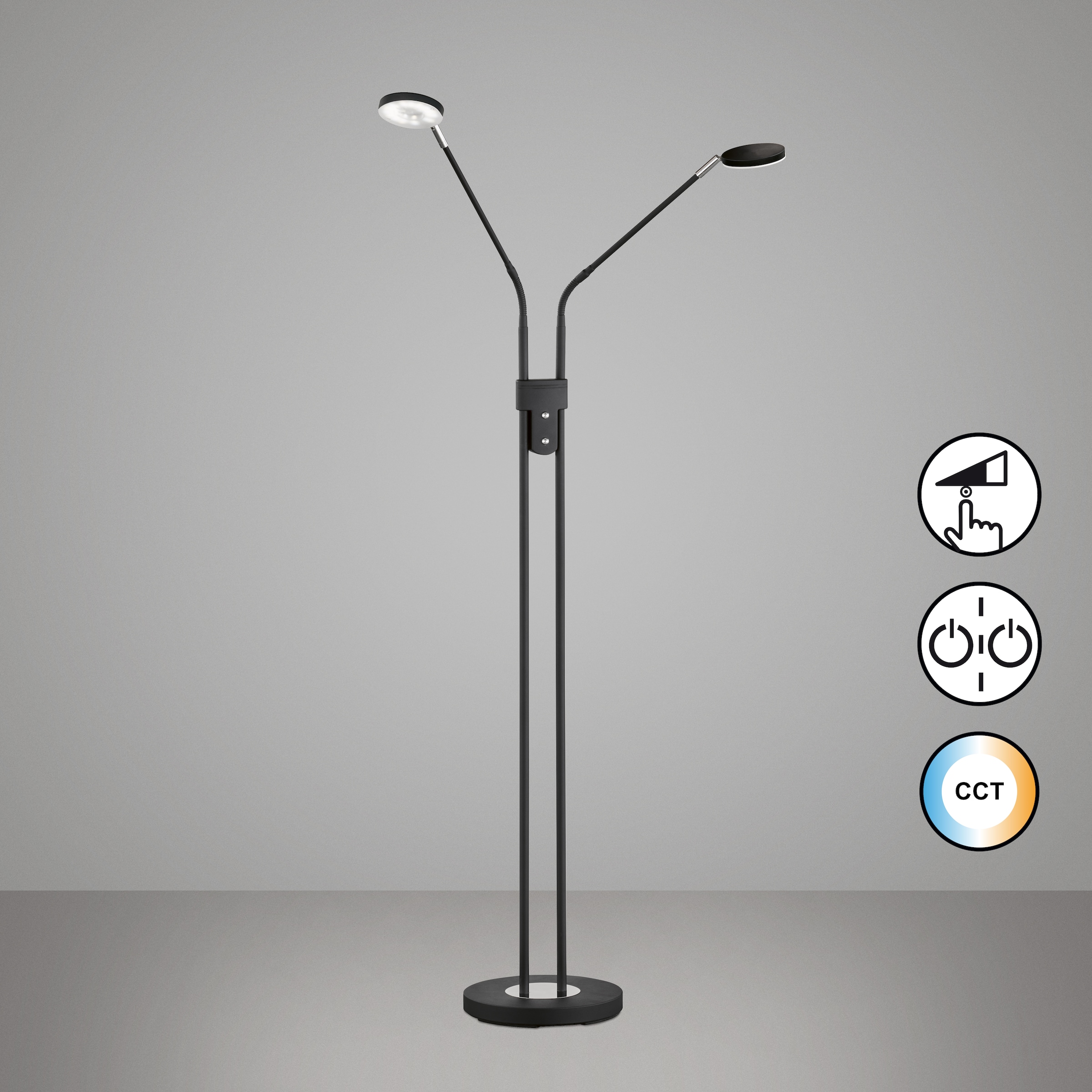 easy! BY FHL Stehlampe »Luna« LED-Modul 1 Stk. warmweiß - kaltweiß