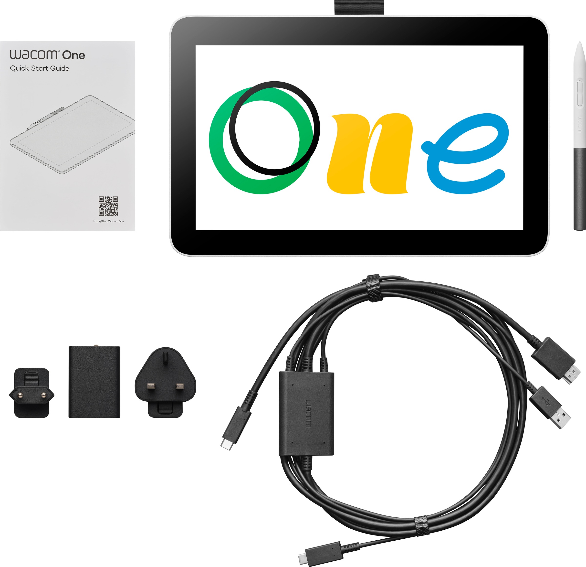 Wacom Grafiktablett »One 12 pen display«, (29,5 cm / 11,6 Zoll), Android, Full HD,)