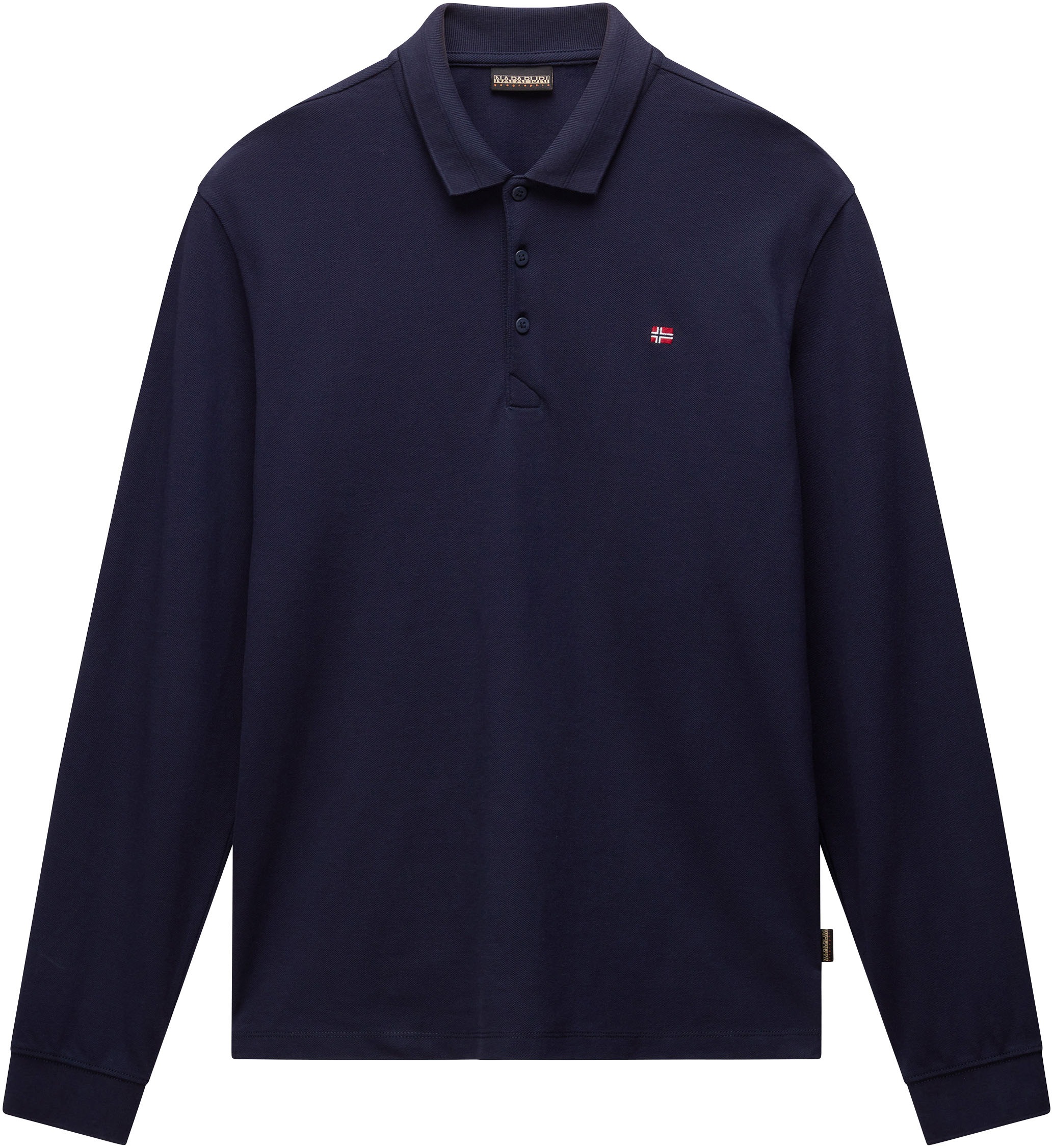 Napapijri Langarm-Poloshirt »EALIS LS 1«, Mit Rundhalsausschnitt