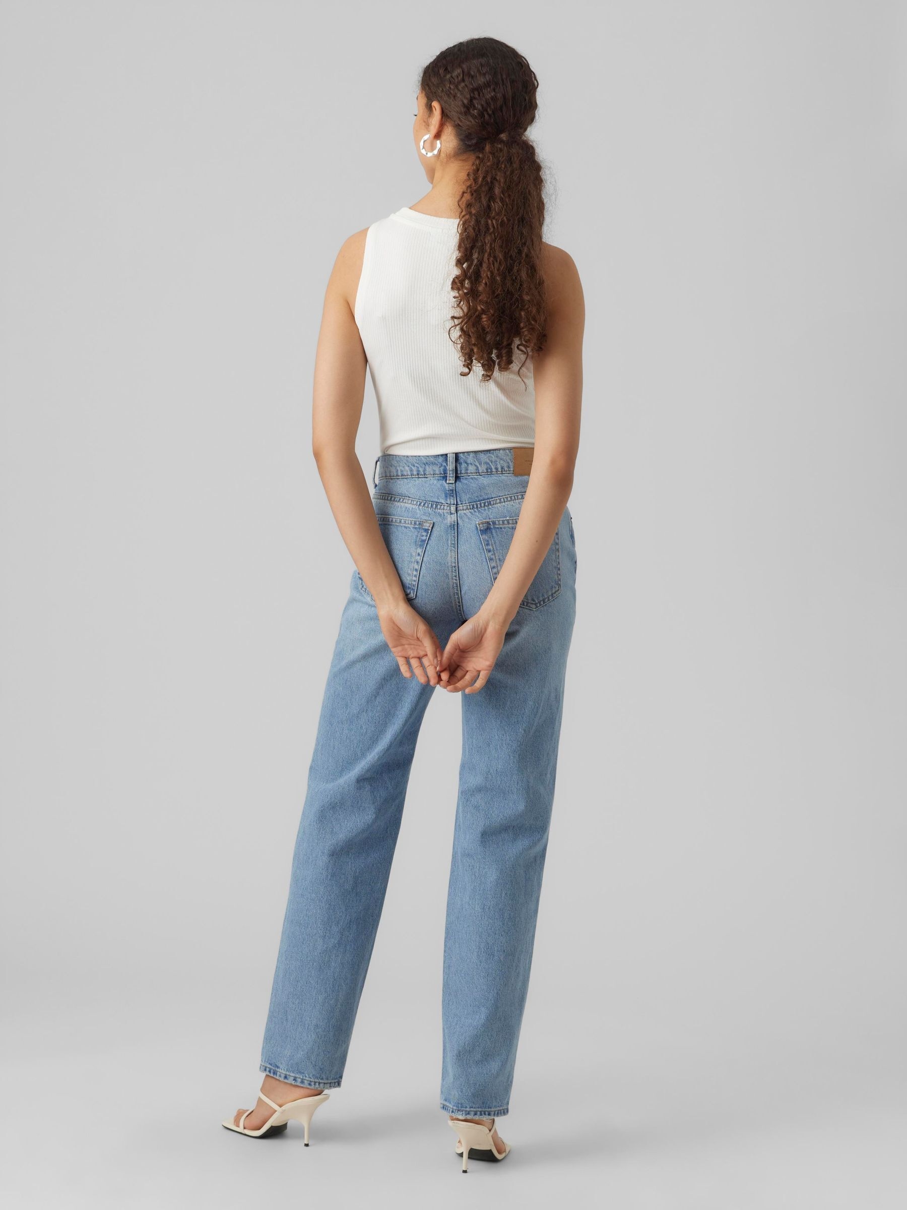 Vero Moda Tanktop »VMLAVENDER SL TOP VMA JRS NOOS« mit Rundhalsausschnitt