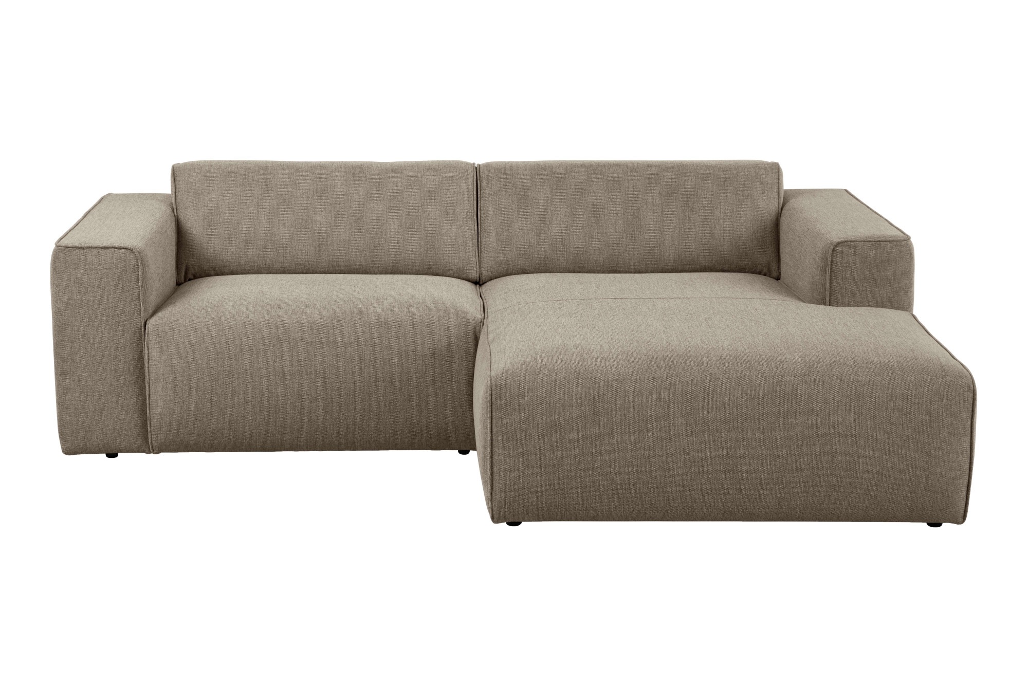 Home affaire Ecksofa »Noord mit Kedernaht, Breite 234 cm, L-Form« Cord, Str günstig online kaufen
