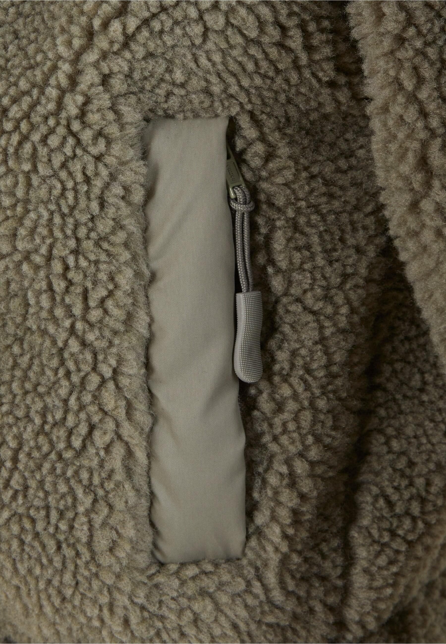 URBAN CLASSICS Winterjacke »Urban Classics Girls Sherpa Mix Jacket« 1 Stk. tlg. ohne Kapuze