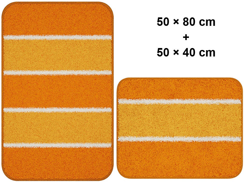 Linea Due Badematte »Waymore« Höhe 18 mm rutschhemmend beschichtet fußbodenheizungsgeeignet