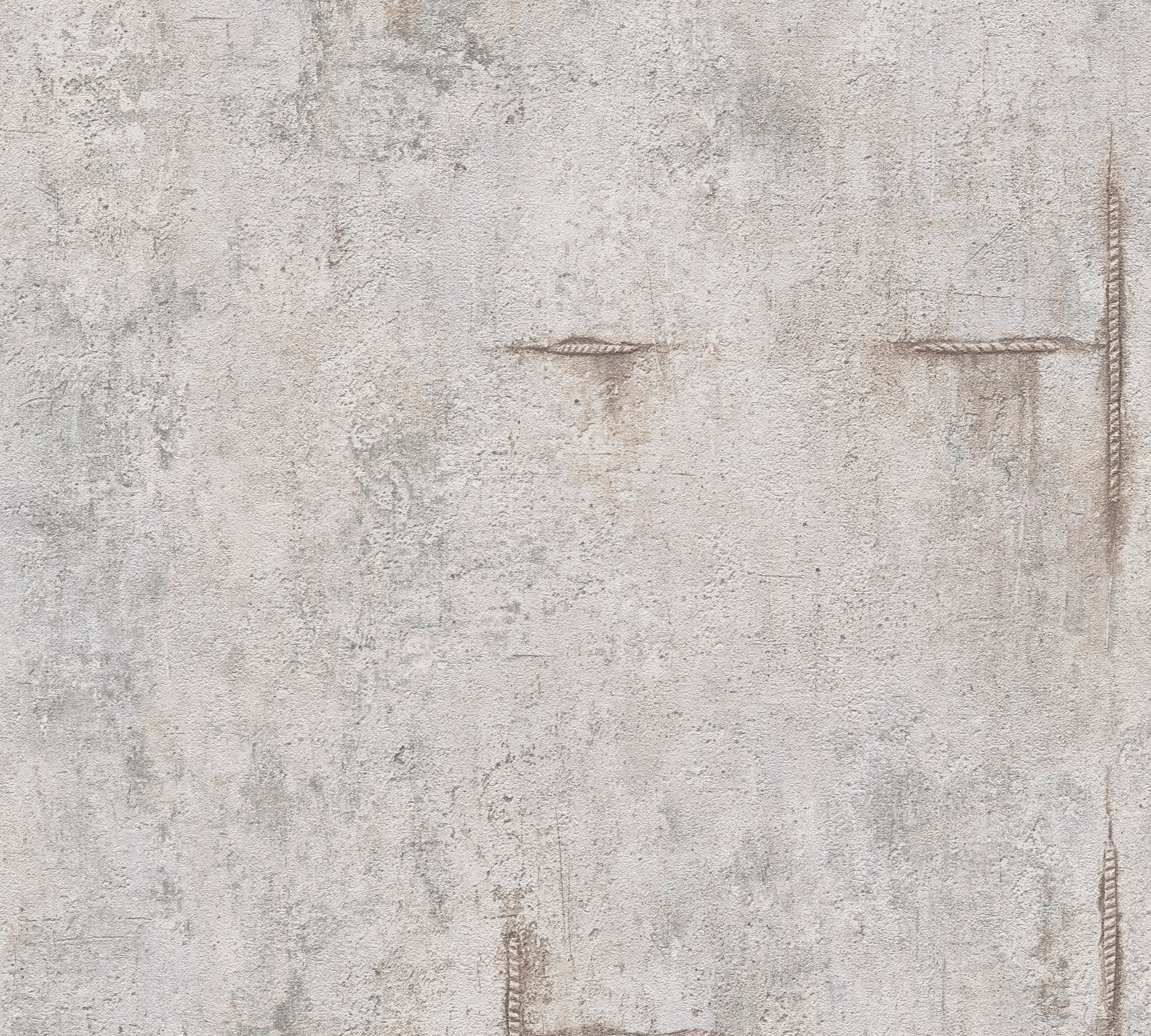 CosmoLiving by Cosmopolitan Vliestapete »Graphite Groove-Edge Betonoptiktapete« matt strukturiert Betonoptik mit modernem Industrial-Charme