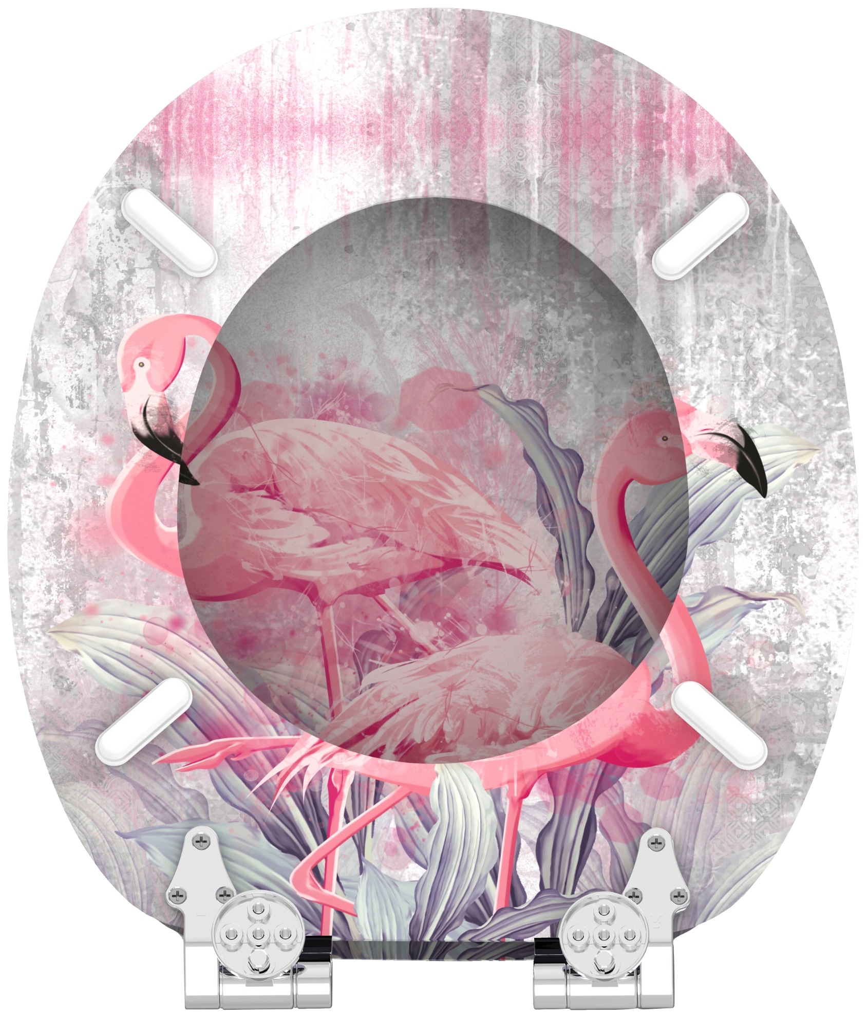 Sanilo WC-Sitz »Flamingo«, mit Absenkautomatik, BxL: 37,7 x 42,0 - 47,0 cm