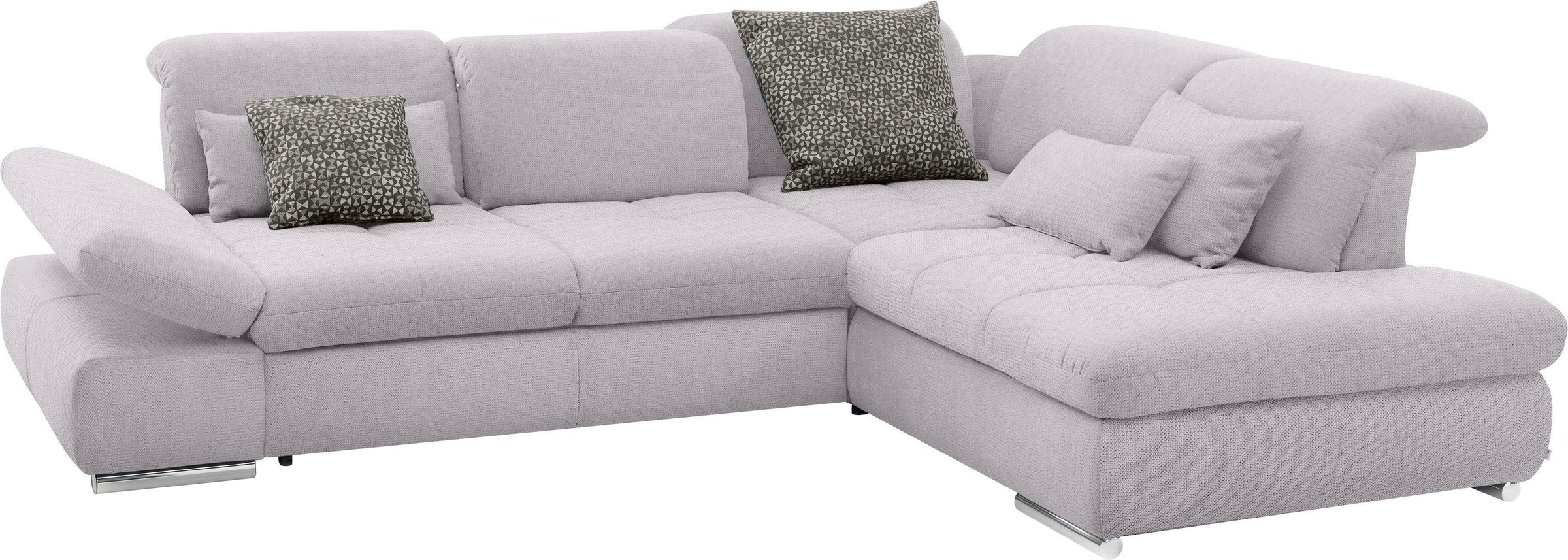 set one by Musterring Ecksofa »SO 4100 mit komfortablen Federkern und Kopft günstig online kaufen