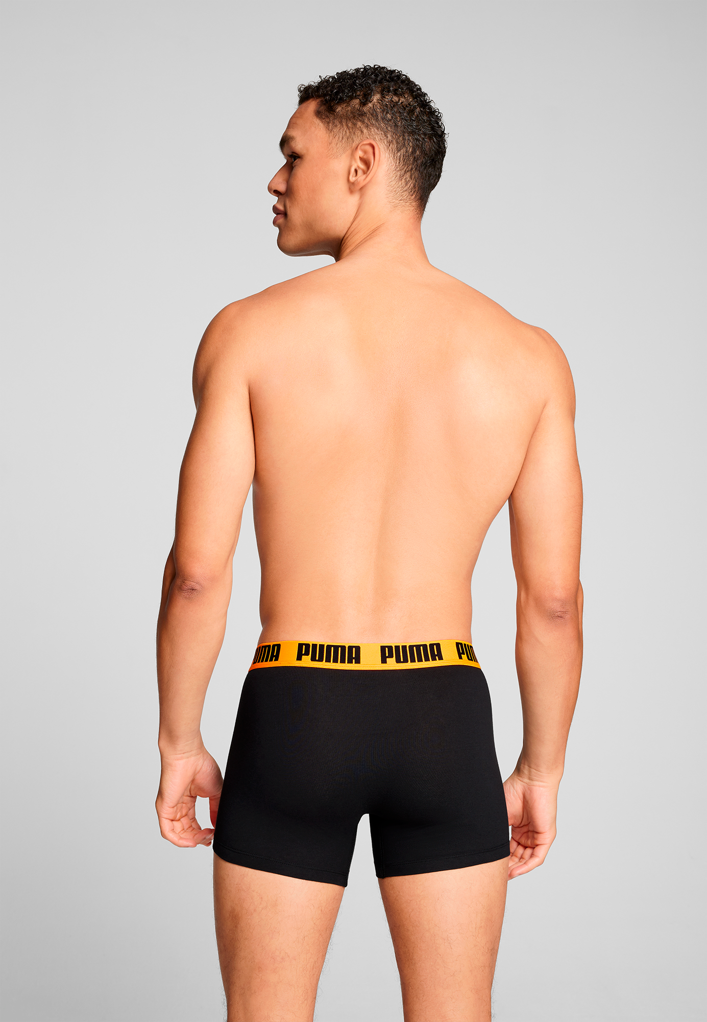 PUMA Boxershorts »PUMA MEN EVERYDAY BASIC BOXERS 2P« Packung, 2er Pack,  mit Puma Webbund
