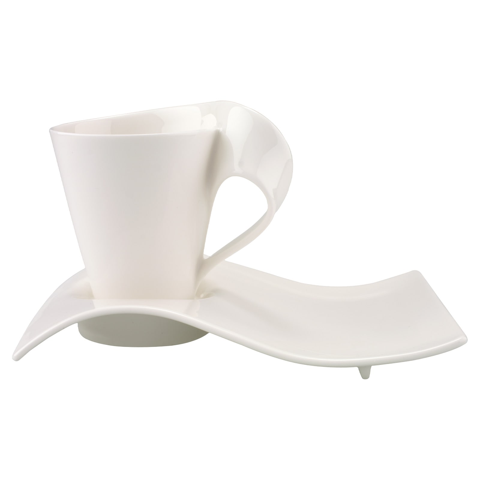 Villeroy & Boch Tasse »Kaffeebecher mit Unterteller NewWave Caffè 300 ml we günstig online kaufen