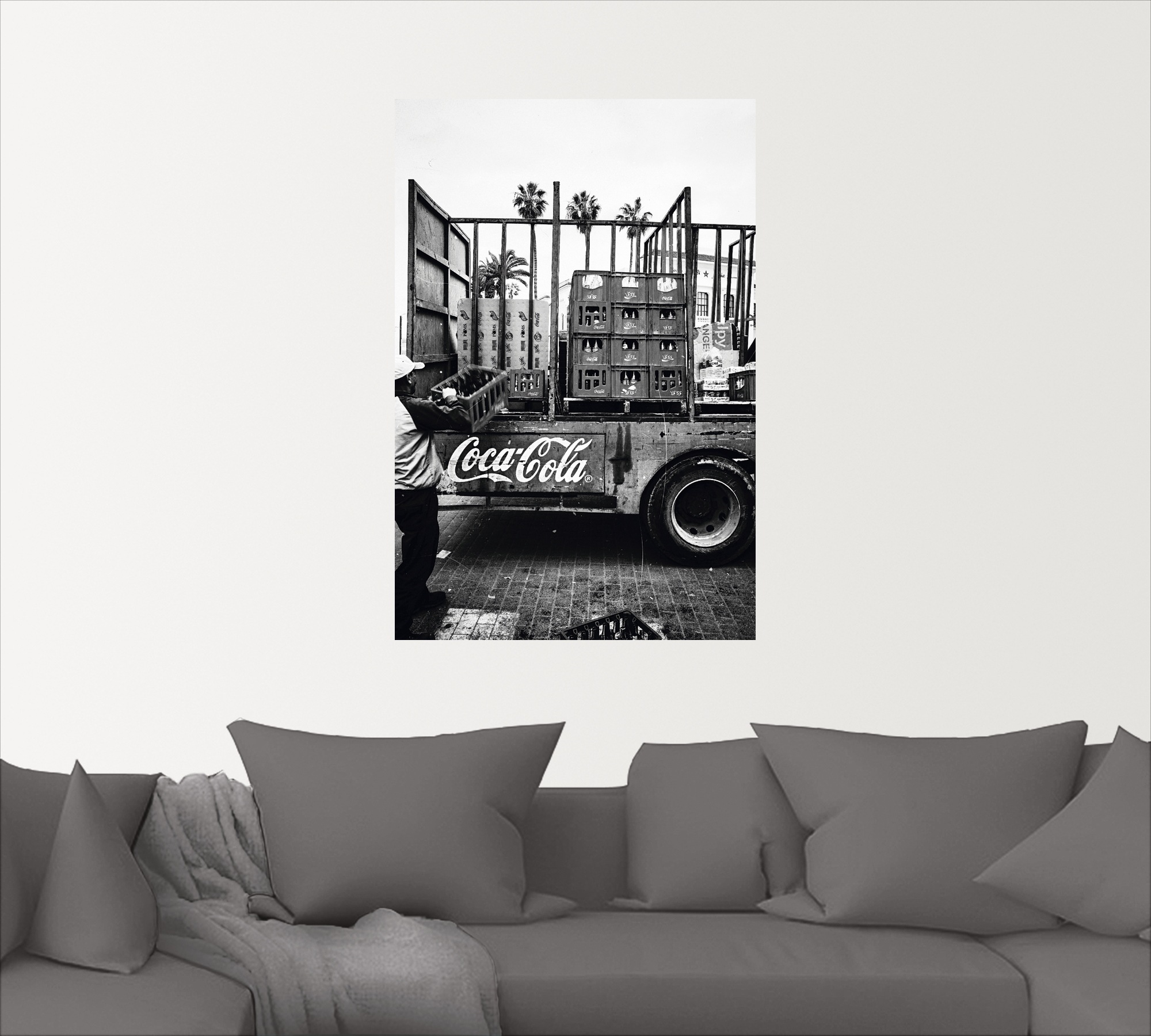 Artland Wandbild "CocaCola-LKW in El Jadida - Marokko", Auto, (1 St.), als günstig online kaufen