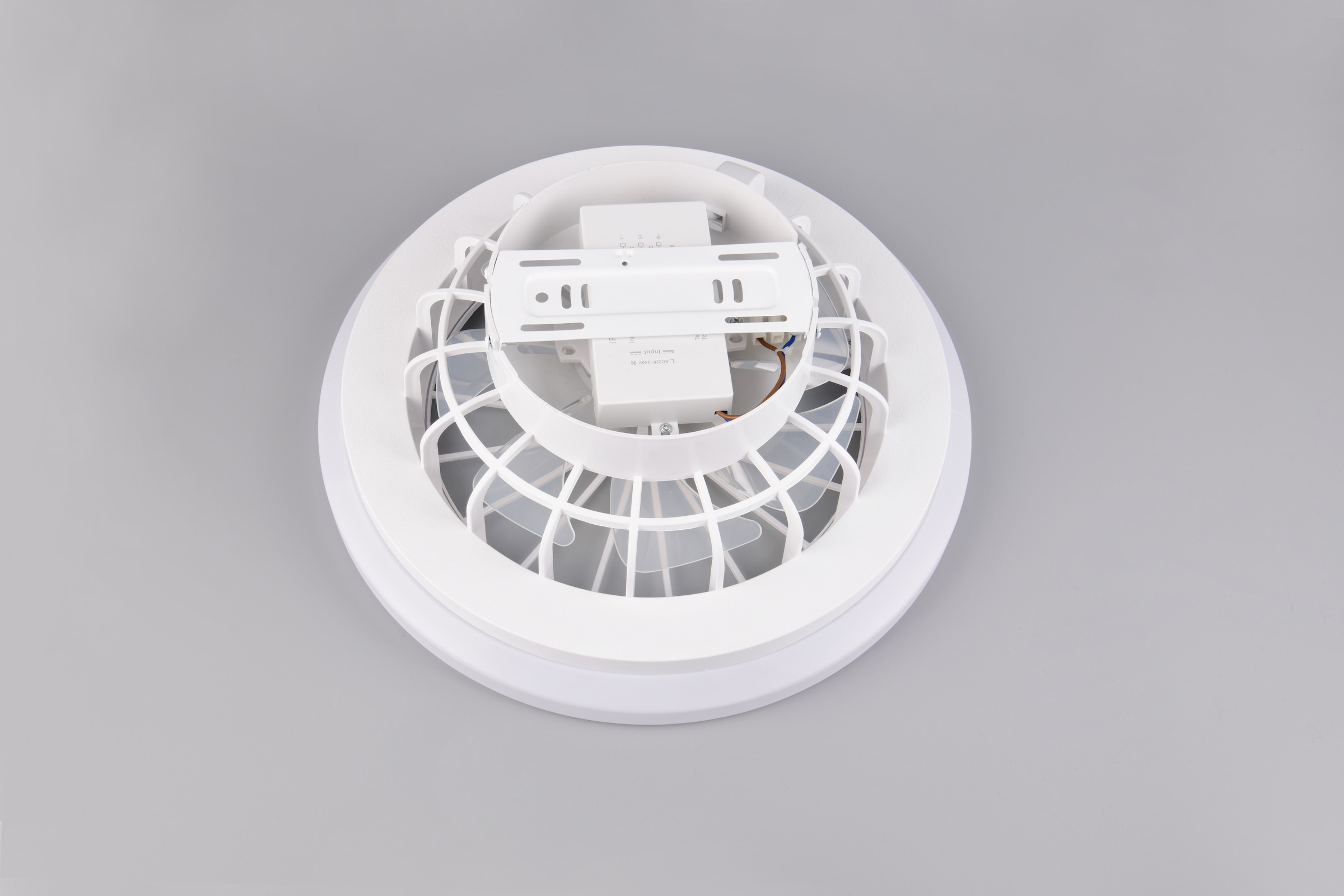 Hanseatic LED Deckenleuchte »DLVO69222RS, Deckenventilator mit Licht Ø 38cm, inkl Fernbedienung« LED-Board 1 Stk. Farbwechsler | warmweiß - kaltweiß Ventilator mit 5 Stufen, Vor- & Rücklauf, LED mit CCT Timer Nachtlicht