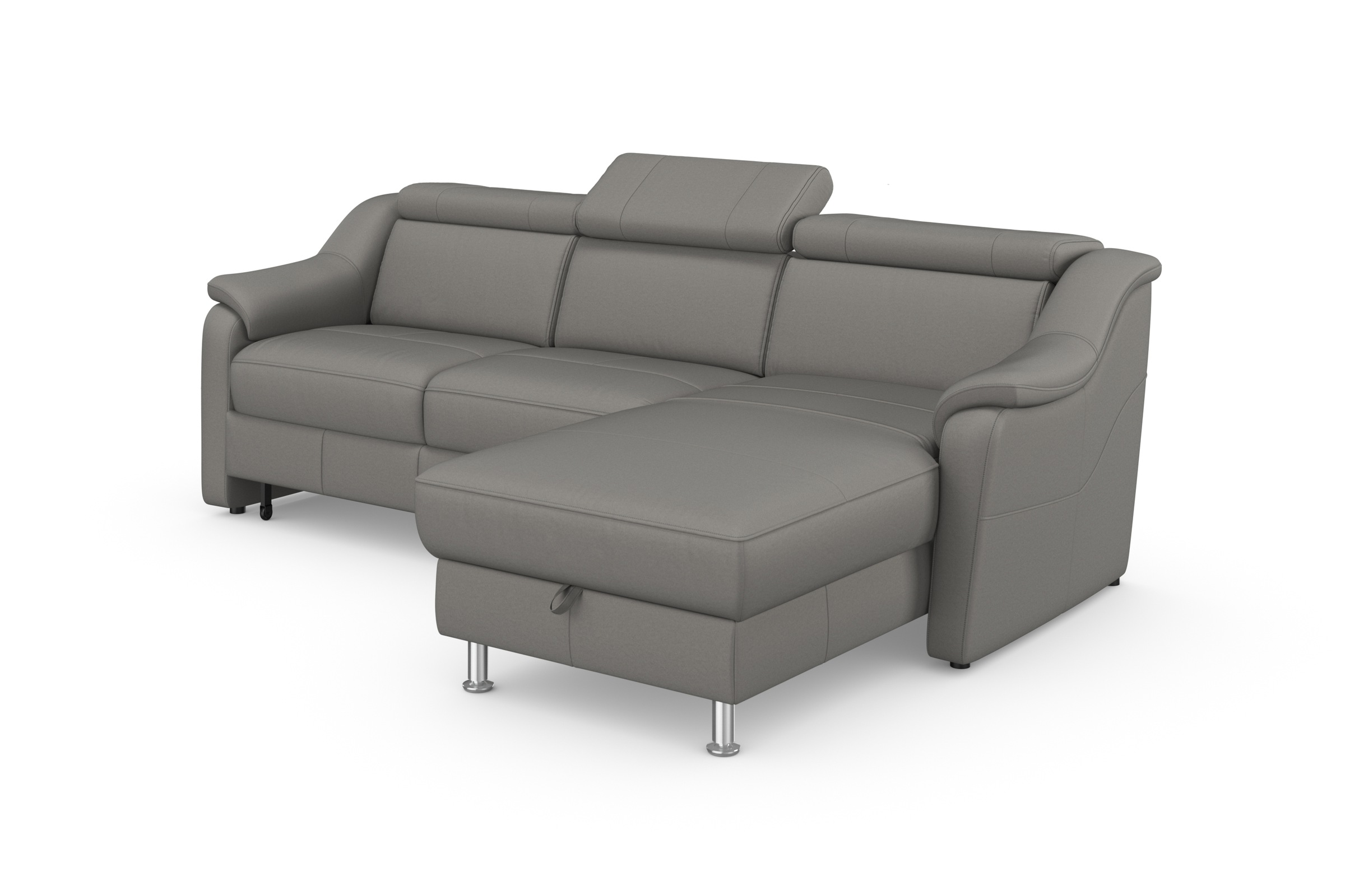 sit&more Ecksofa »Freetown L-Form«, inklusive Kopfteilverstellung und komfortablem Federkern