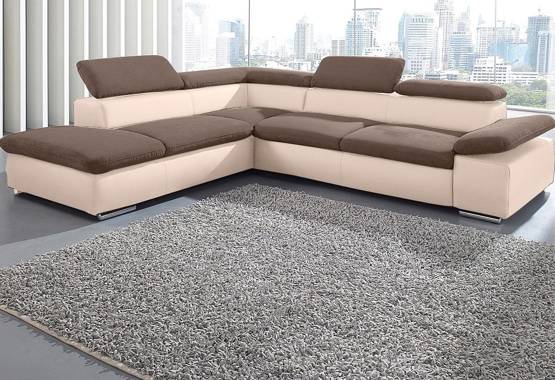 Ecksofa Valantine V, wahlweise mit Bettfunktion günstig online kaufen