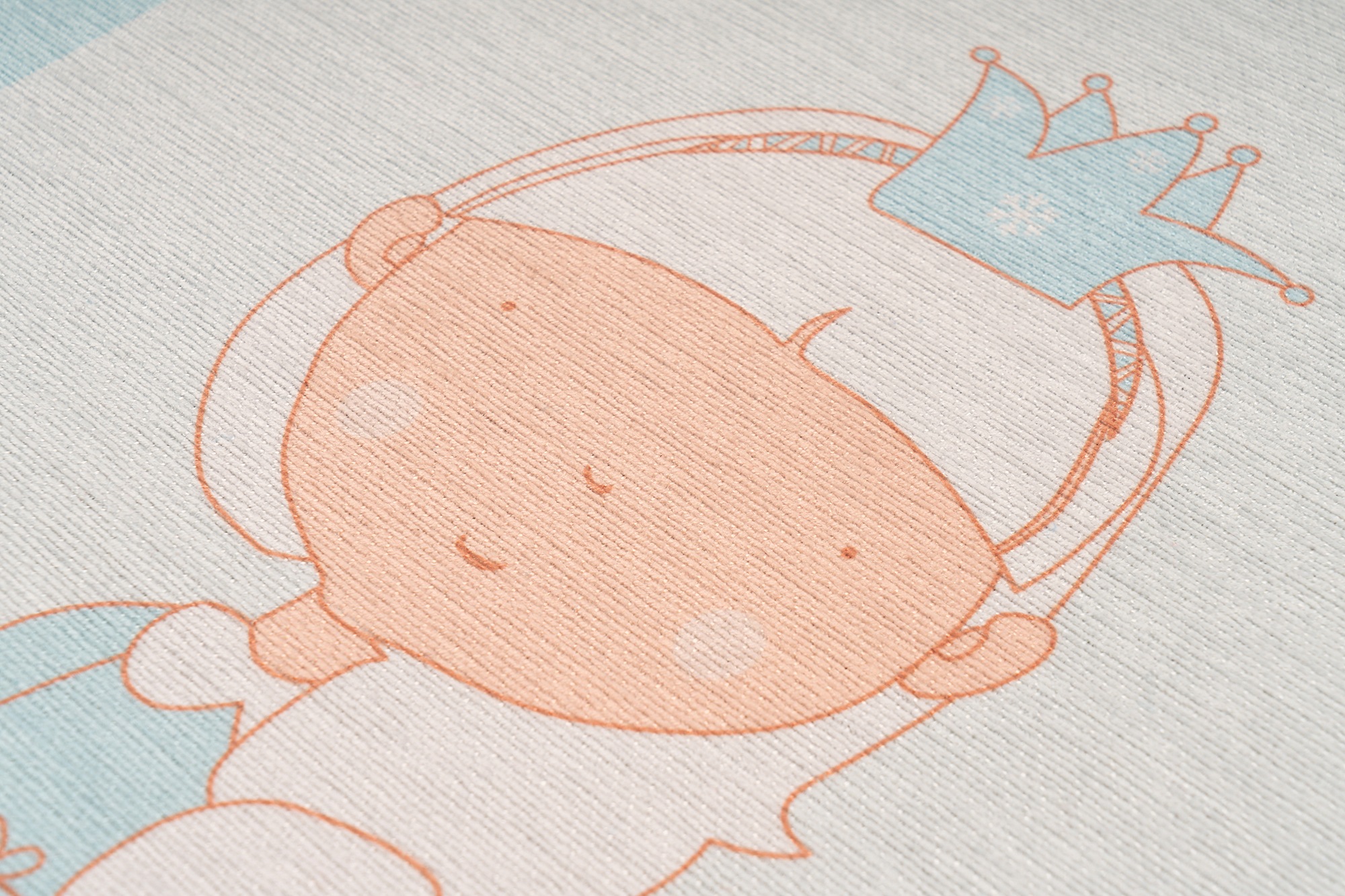 Arte Espina Kinderteppich »Bambini 100« rechteckig 5 mm Höhe Fantasievoll bedruckter Kinderteppich, angenehme Haptik