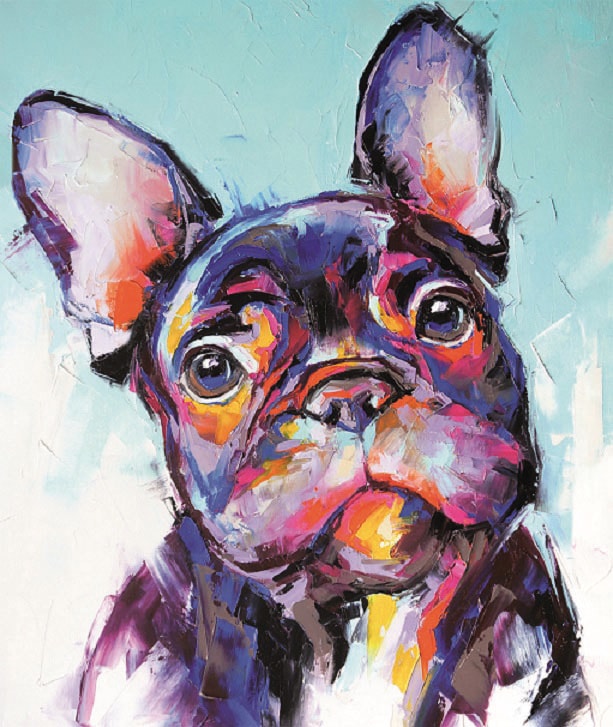 Bönninghoff Leinwandbild »Hund« 1 Stk. tlg. günstig online kaufen