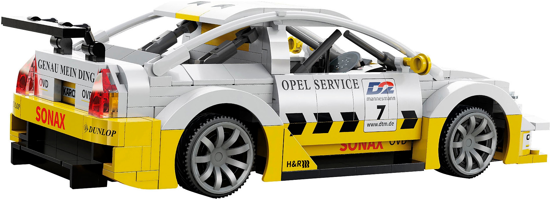 Jamara RC-Auto »CaDA, Opel Astra V8 Coupe 1:20 weiß 2,4GHz Bricks«