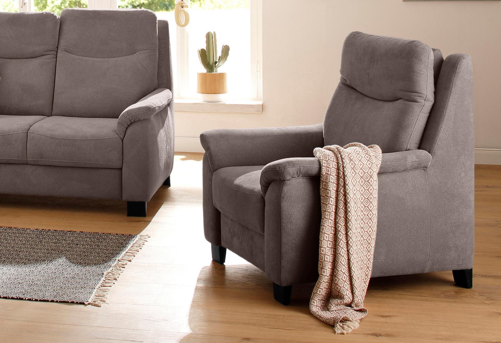 Home affaire Sessel »Boccaccio«, mit Federkern, incl. Kopfteilverstellung