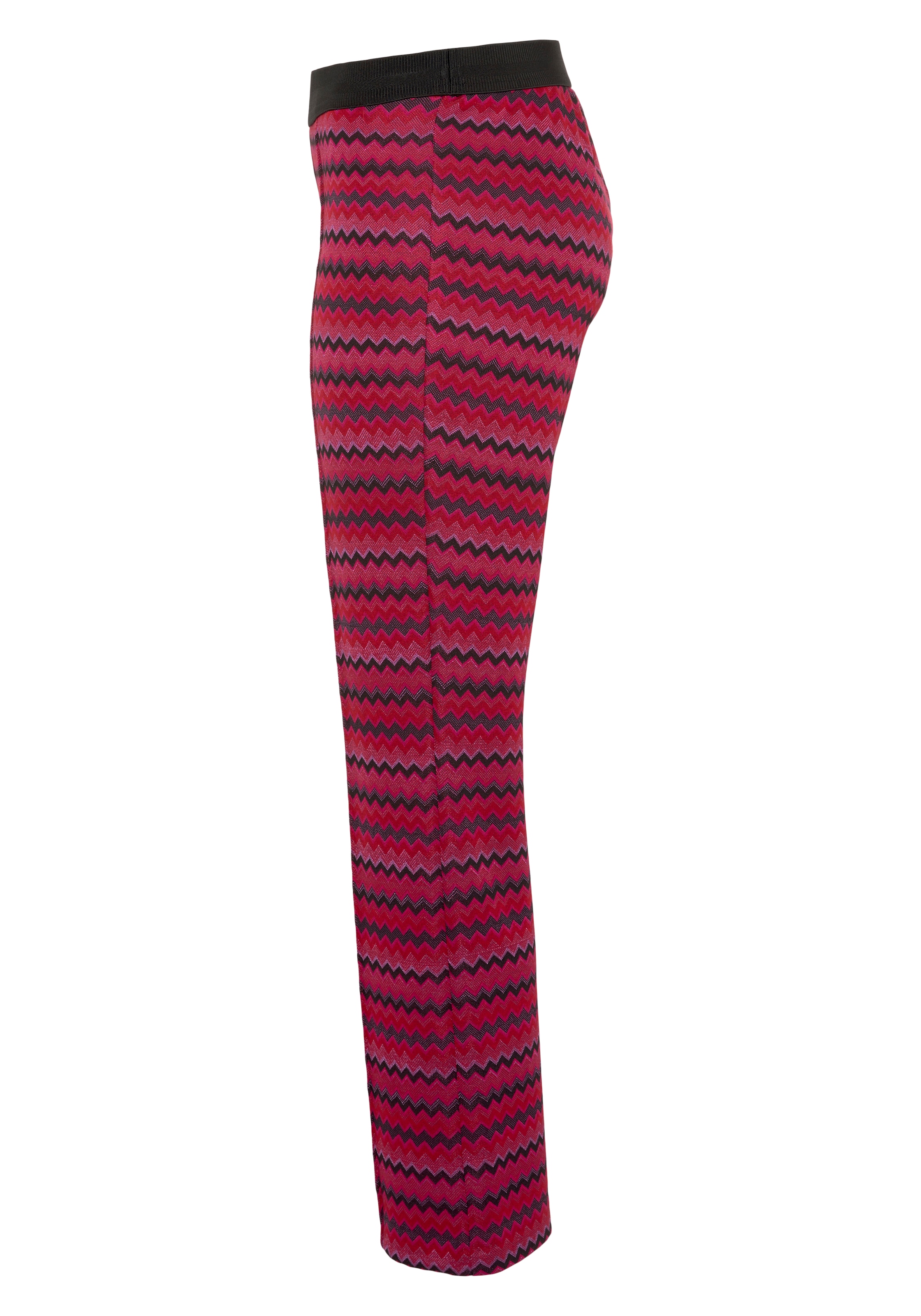 Stehmann Bundfaltenhose  mit Ethnomuster