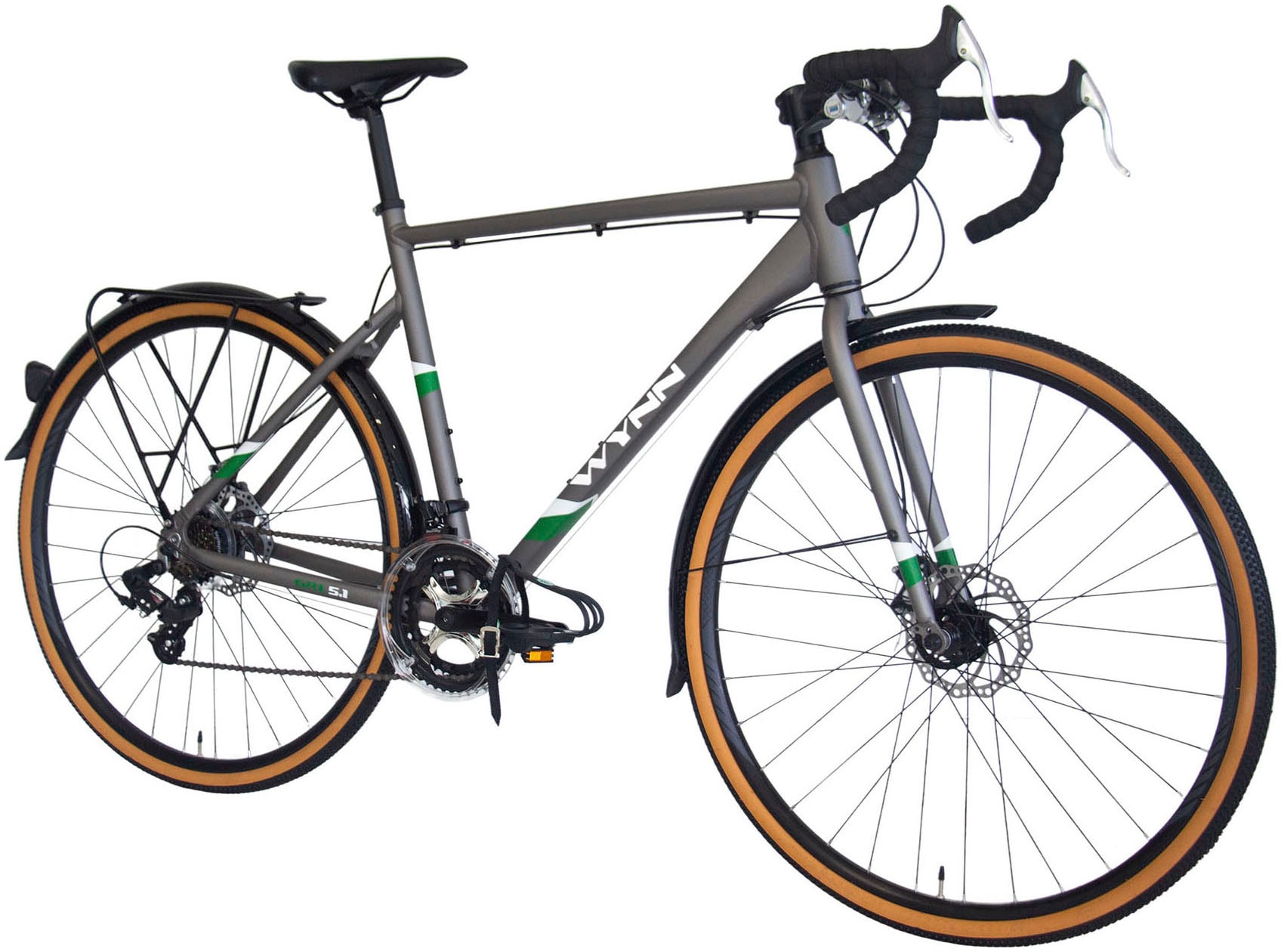 WYNN Gravelbike »GRL5.1« 14 Gang Shimano Tourney Schaltwerk Kettenschaltung