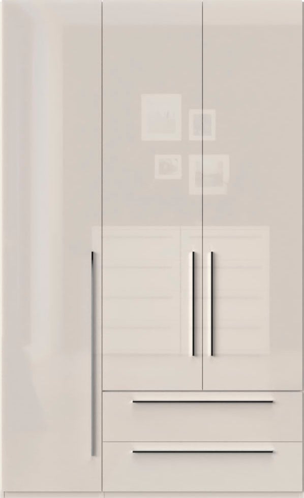 Places of Style Kleiderschrank "Piano", beige, UV lackiert hochglänzend, So günstig online kaufen